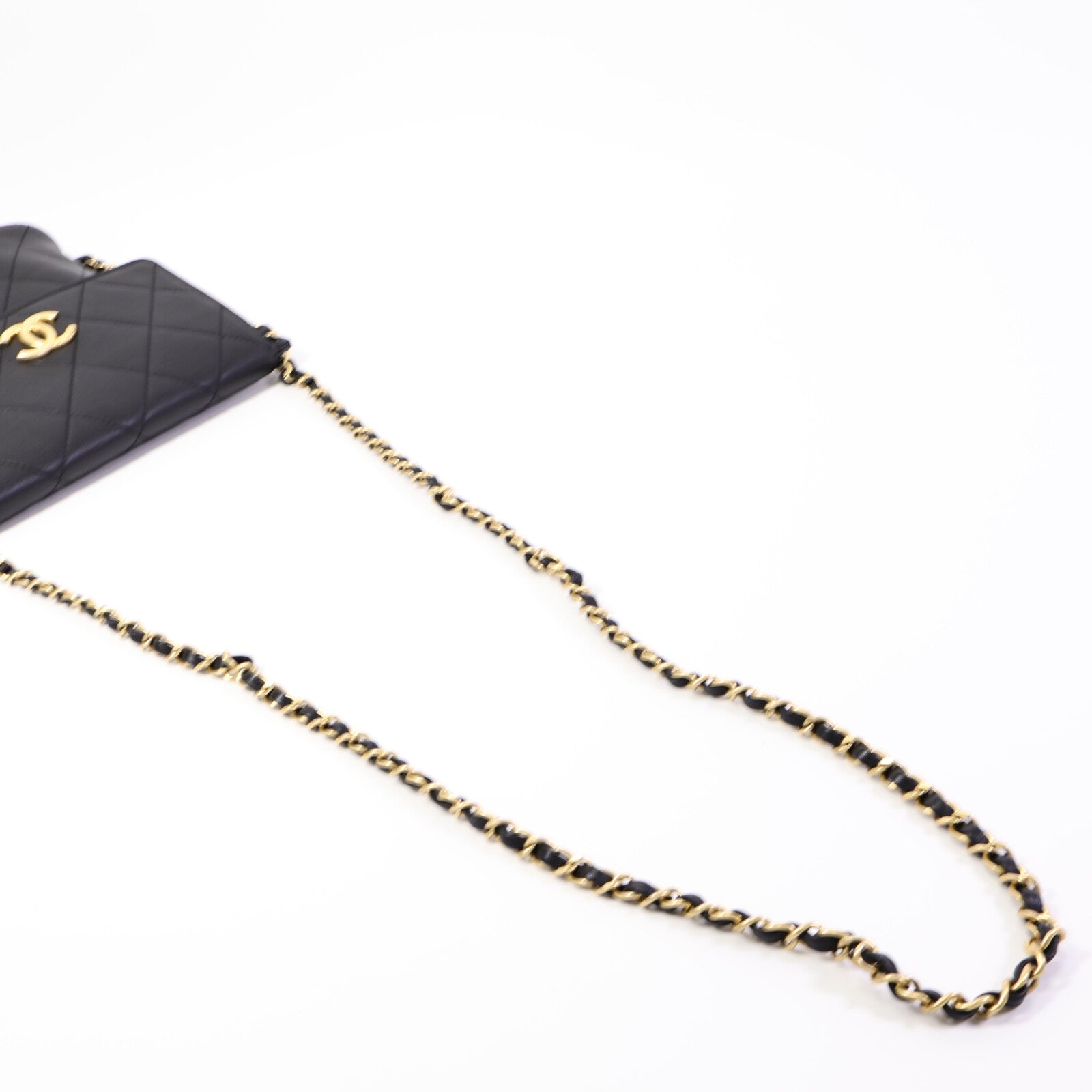 CHANEL 牛皮皮革Chain Shoulder Bag鏈帶肩背袋