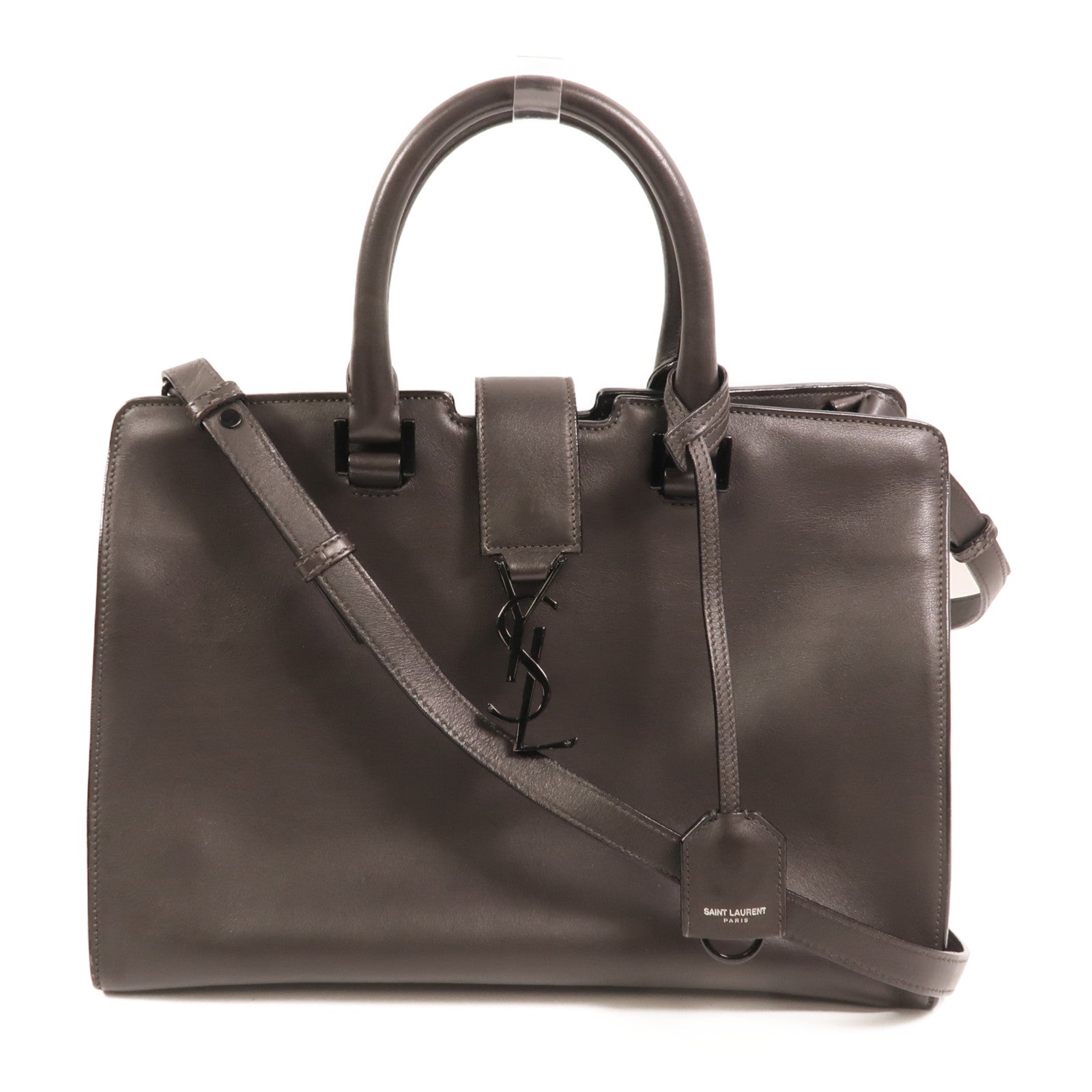 SAINT LAURENT 牛皮皮革Cabas Bag手挽肩背兩用袋