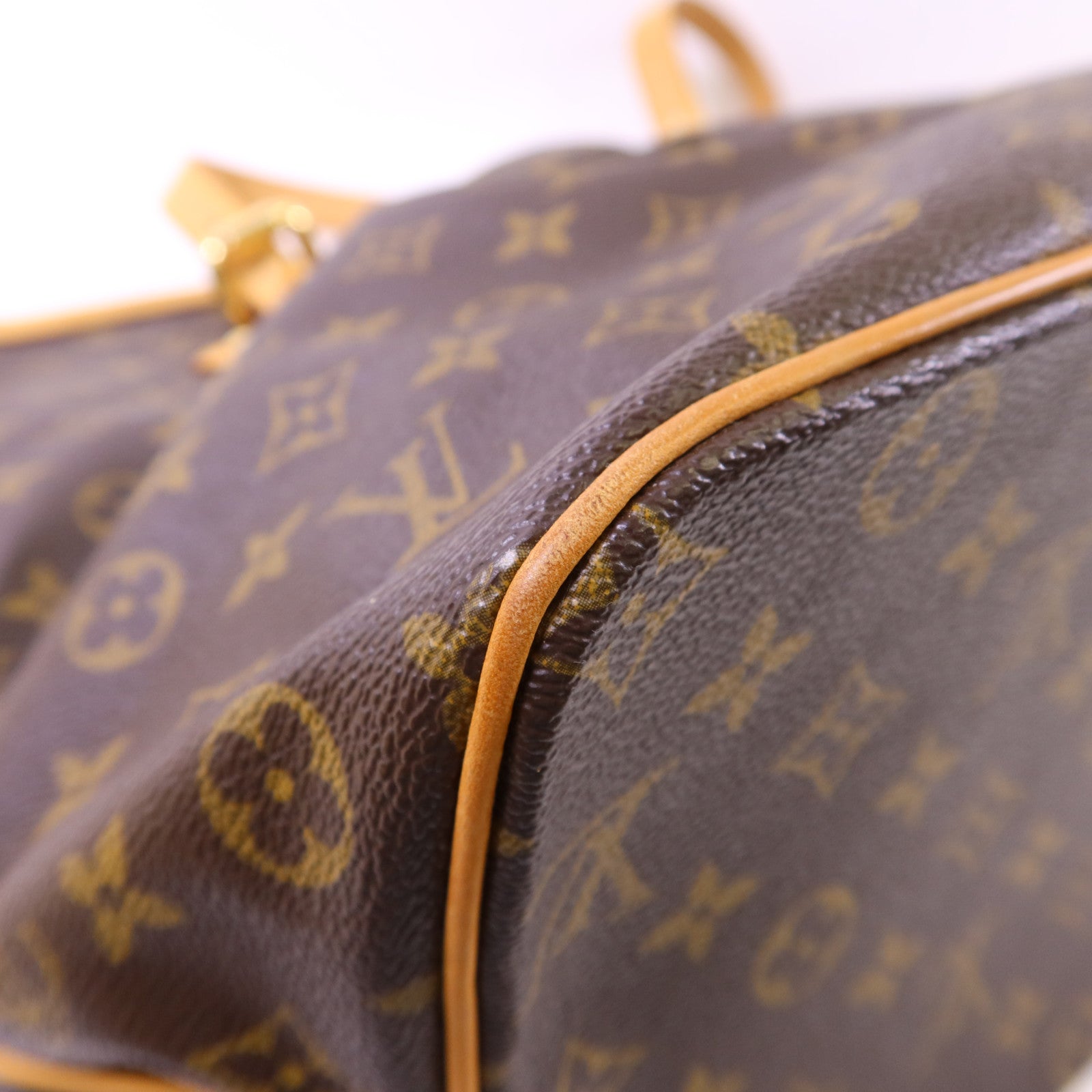 LOUIS VUITTON Monogram Palermo GM金扣手挽肩背兩用袋棕色