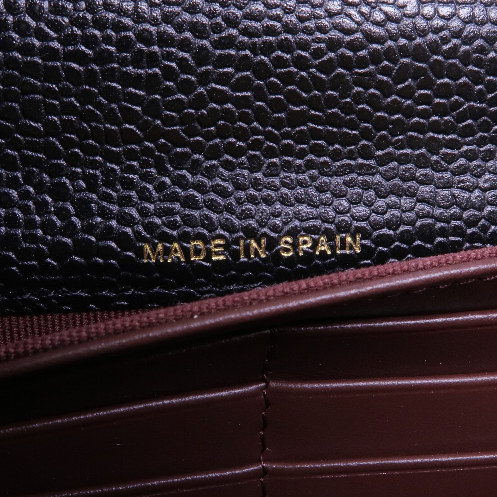 CHANEL 牛皮皮革Long Wallet金扣長錢包