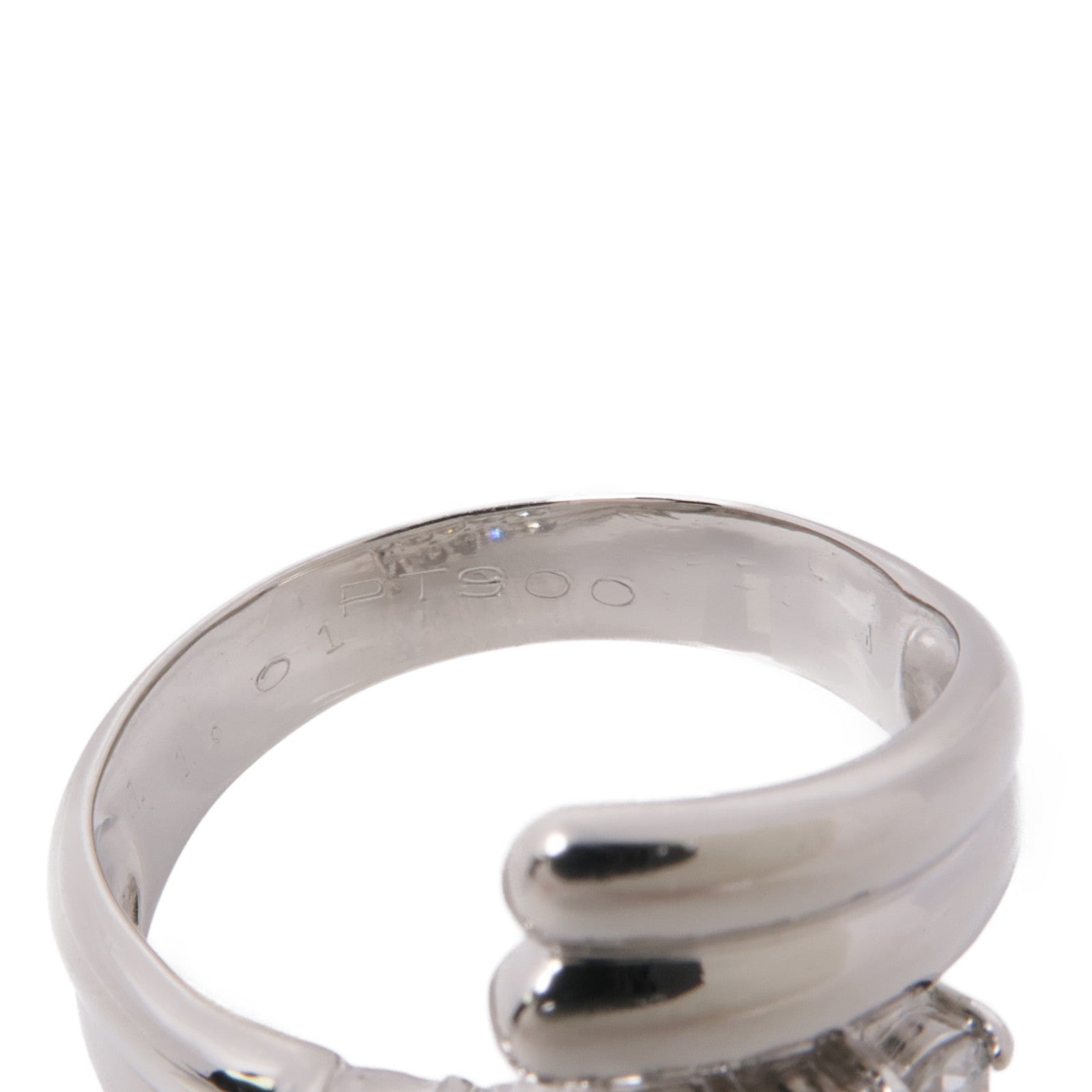 JEWELRY JEWELRY PT900鉑金/鑽石Diamond Ring戒指US#8.5