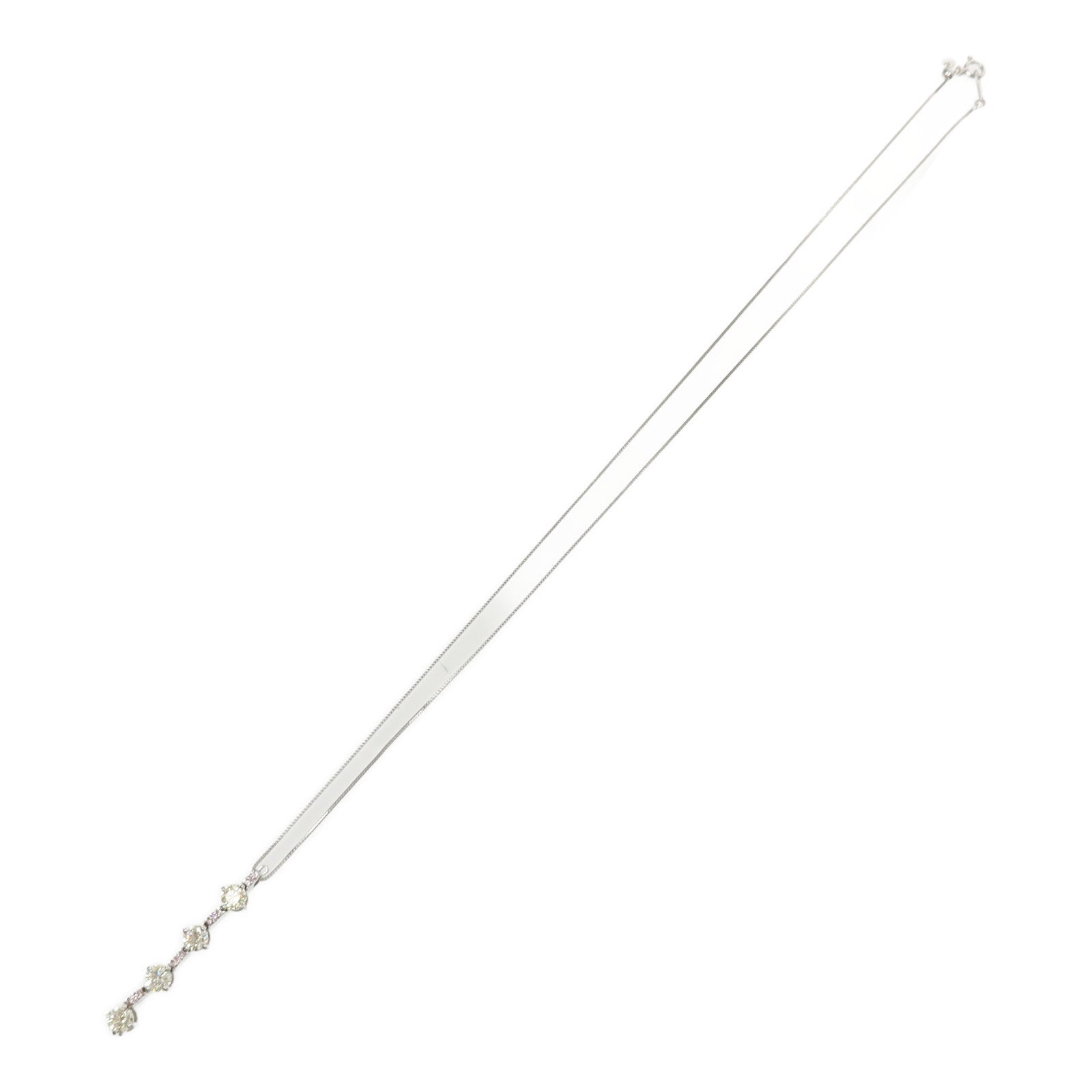 JEWELRY 【激減優惠】18K白金Pink Diamond Necklace鑽石項鍊