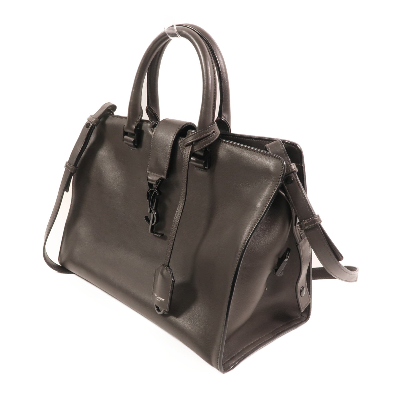 SAINT LAURENT 牛皮皮革Cabas Bag手挽肩背兩用袋