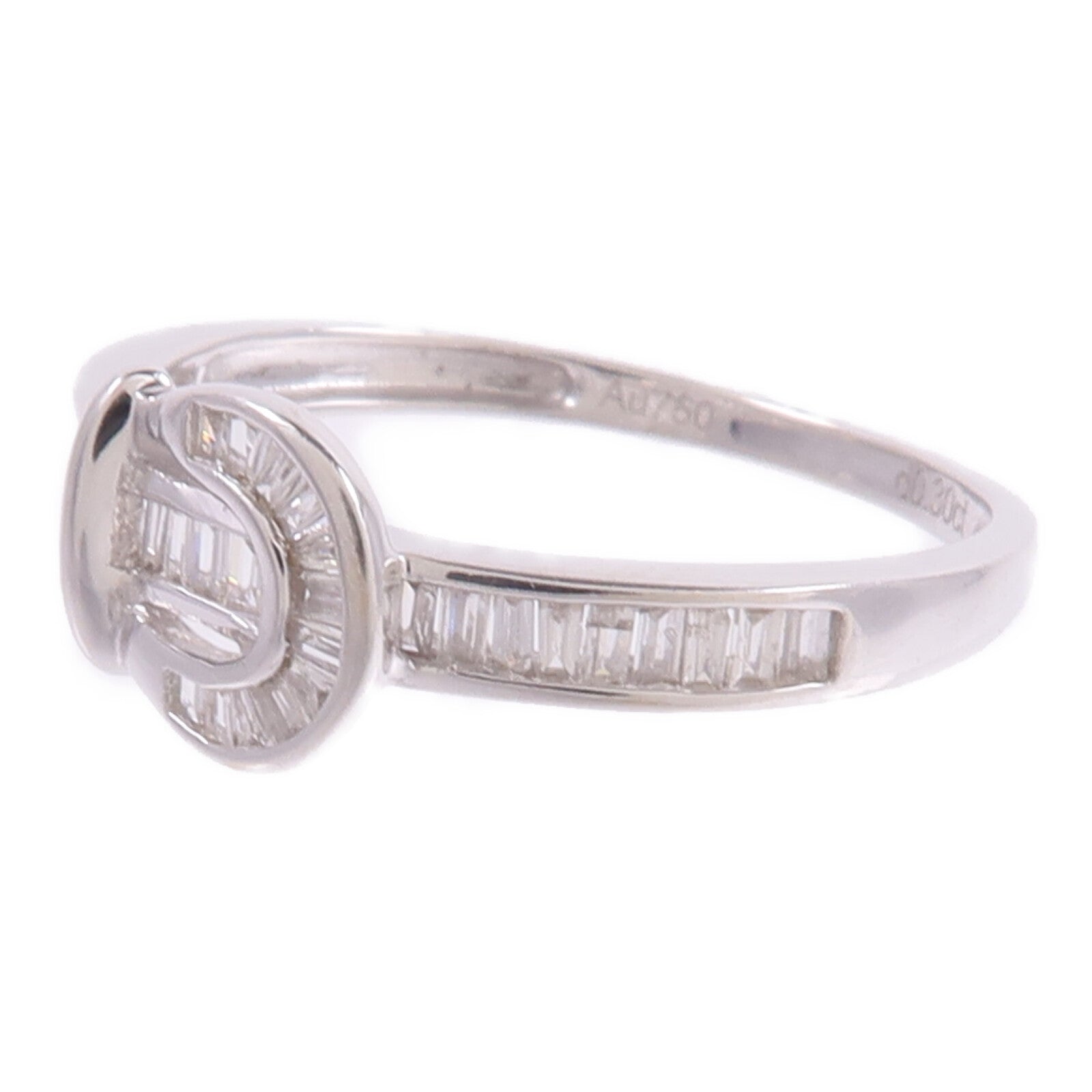 JEWELRY 18K白金Diamond Ring鑽石戒指US#6