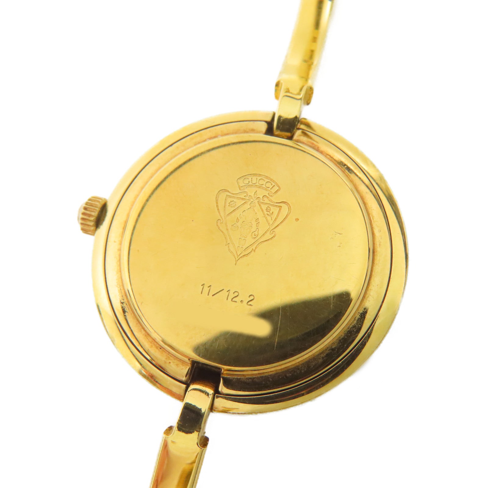 GUCCI Gucci Vintage Watch PVC/金屬手錶石英機芯白色