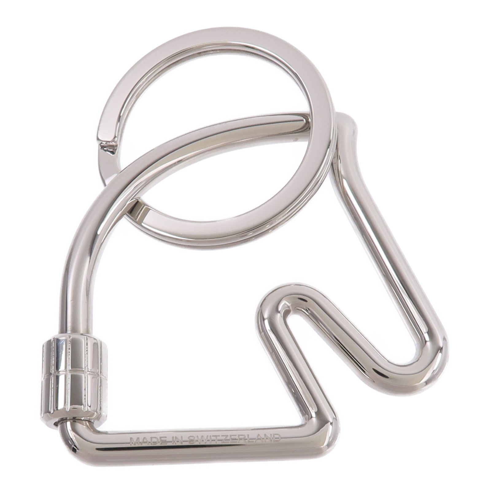 HERMES 不鏽鋼Cheval Key Ring鑰匙圈