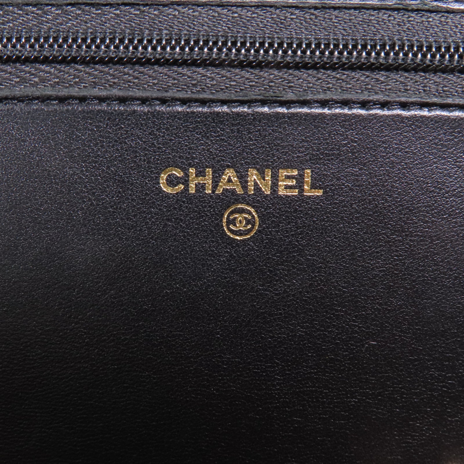 CHANEL 羊皮皮革Wallet On Chain金扣肩背袋