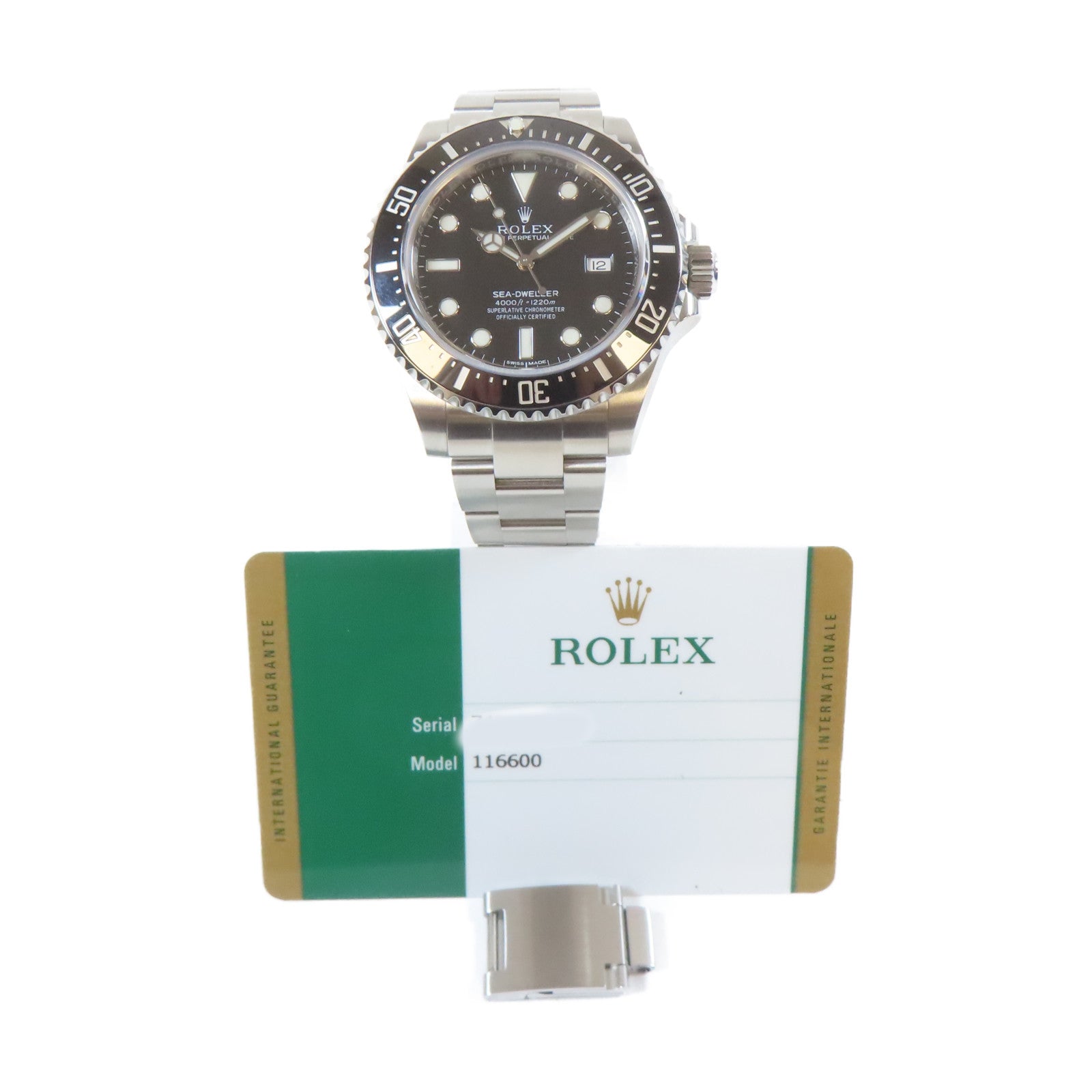 ROLEX Sea Dweller不鏽鋼手錶自動機芯黑色
