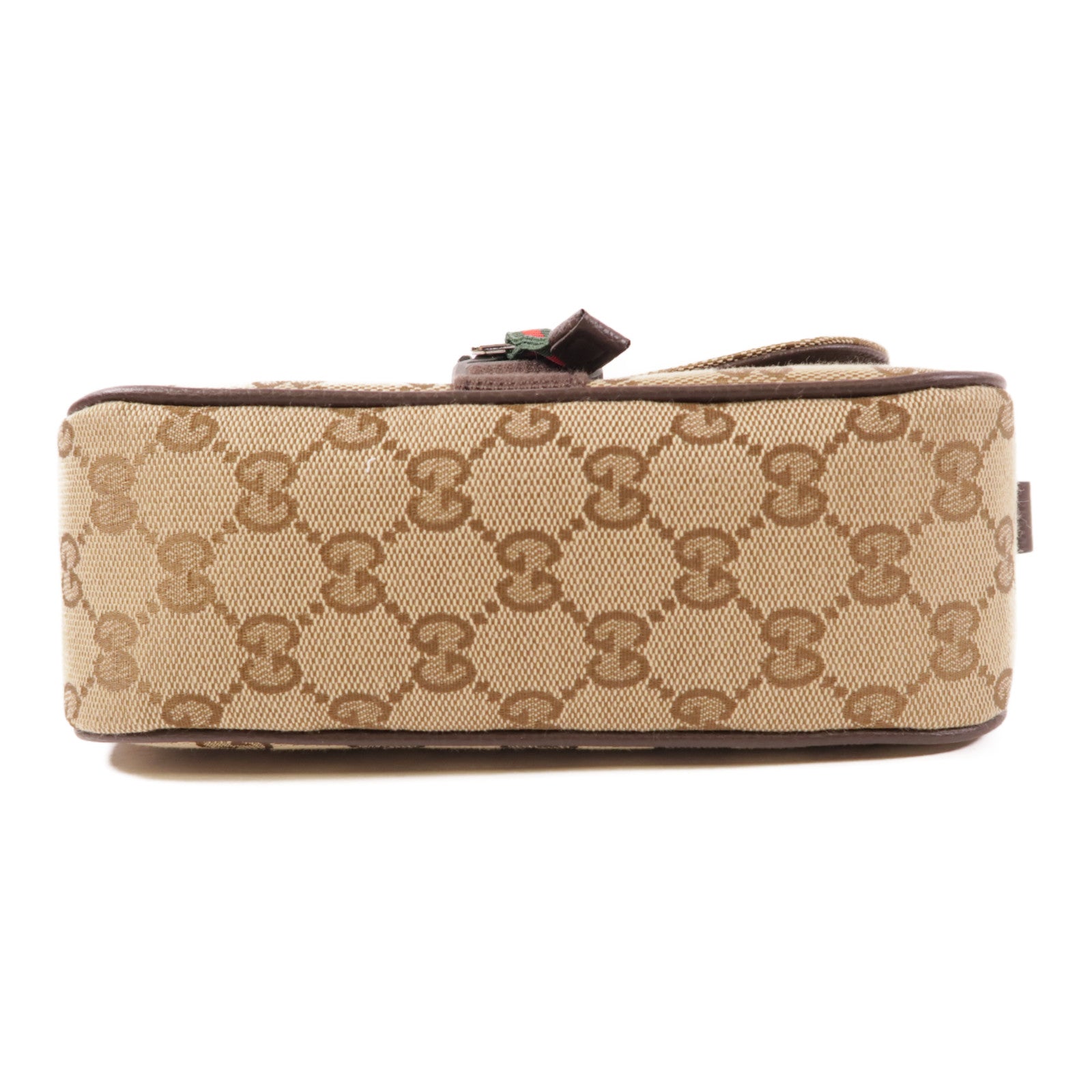 GUCCI 【激減優惠】帆布Mini GG Crossbody Bag銀扣肩背袋