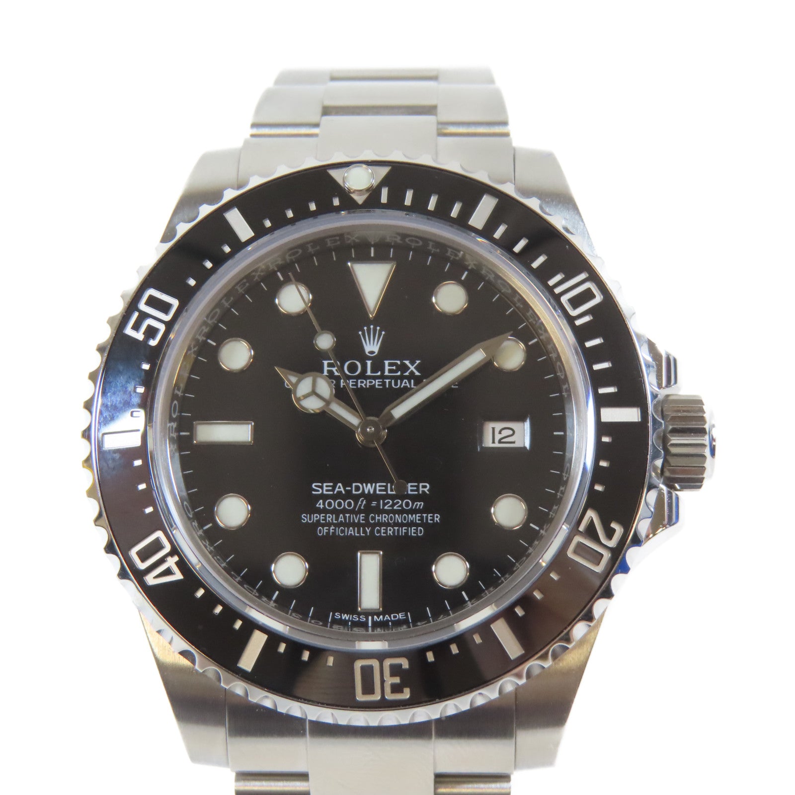 ROLEX Sea Dweller不鏽鋼手錶自動機芯黑色