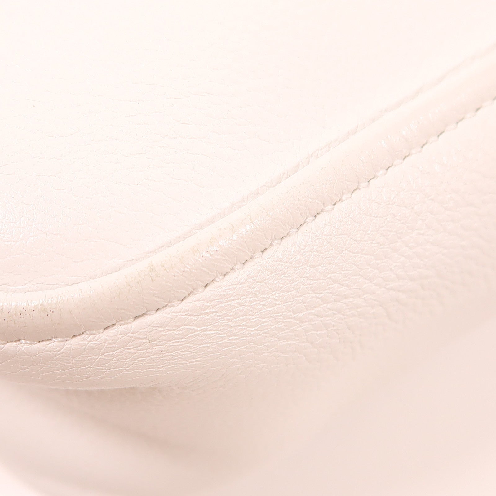 BALENCIAGA SHW 2 Way Shoulder Bag Handbag 476975 Calfskin Leather White