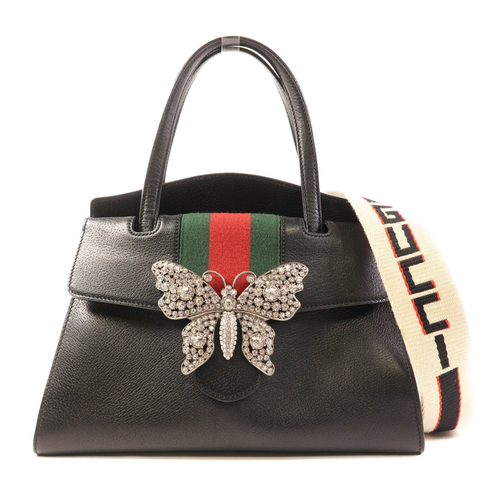 GUCCI 牛皮皮革2way Shoulder Bag金扣手挽肩背兩用袋