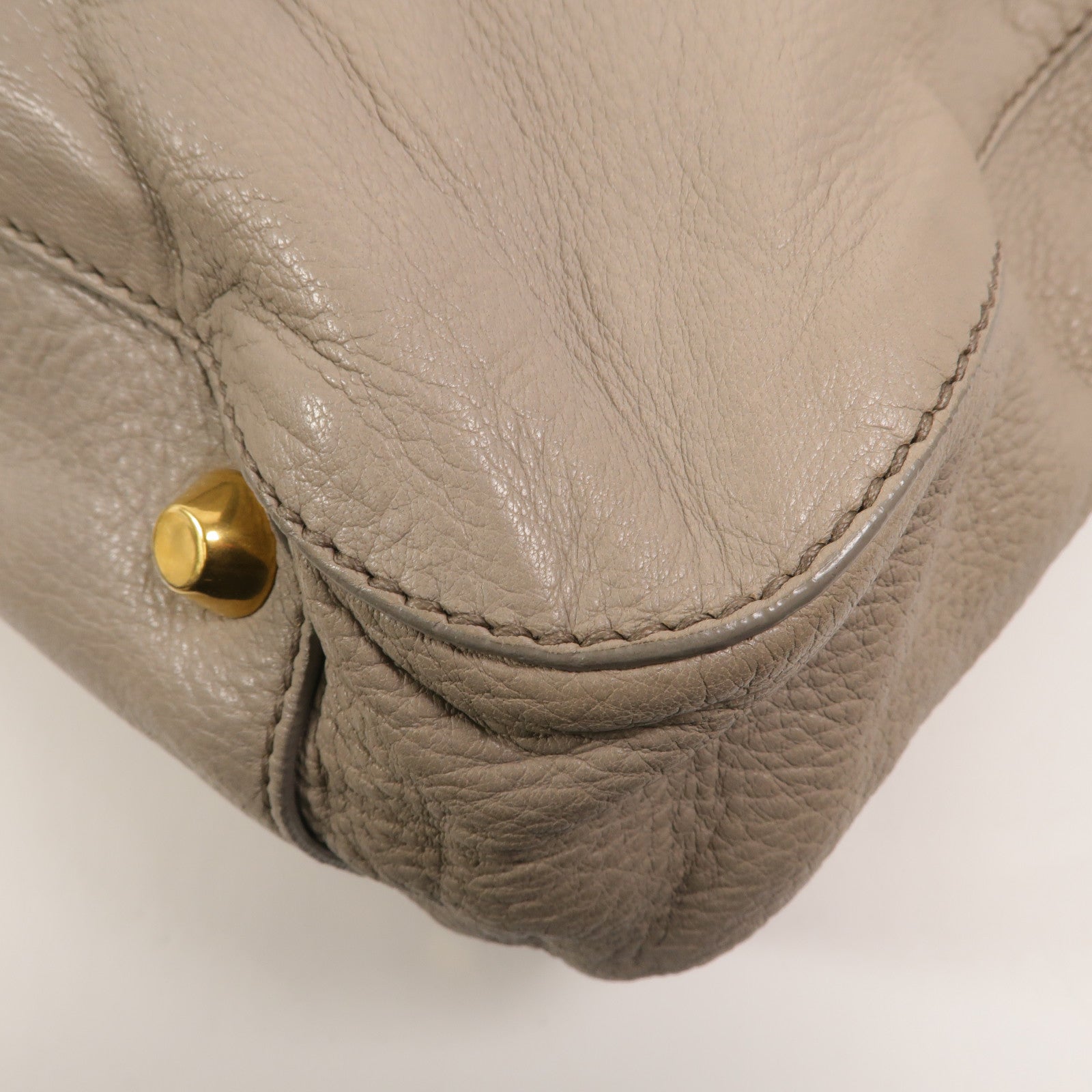 Miu Miu 牛皮皮革Vitello Carbu手挽肩背兩用袋