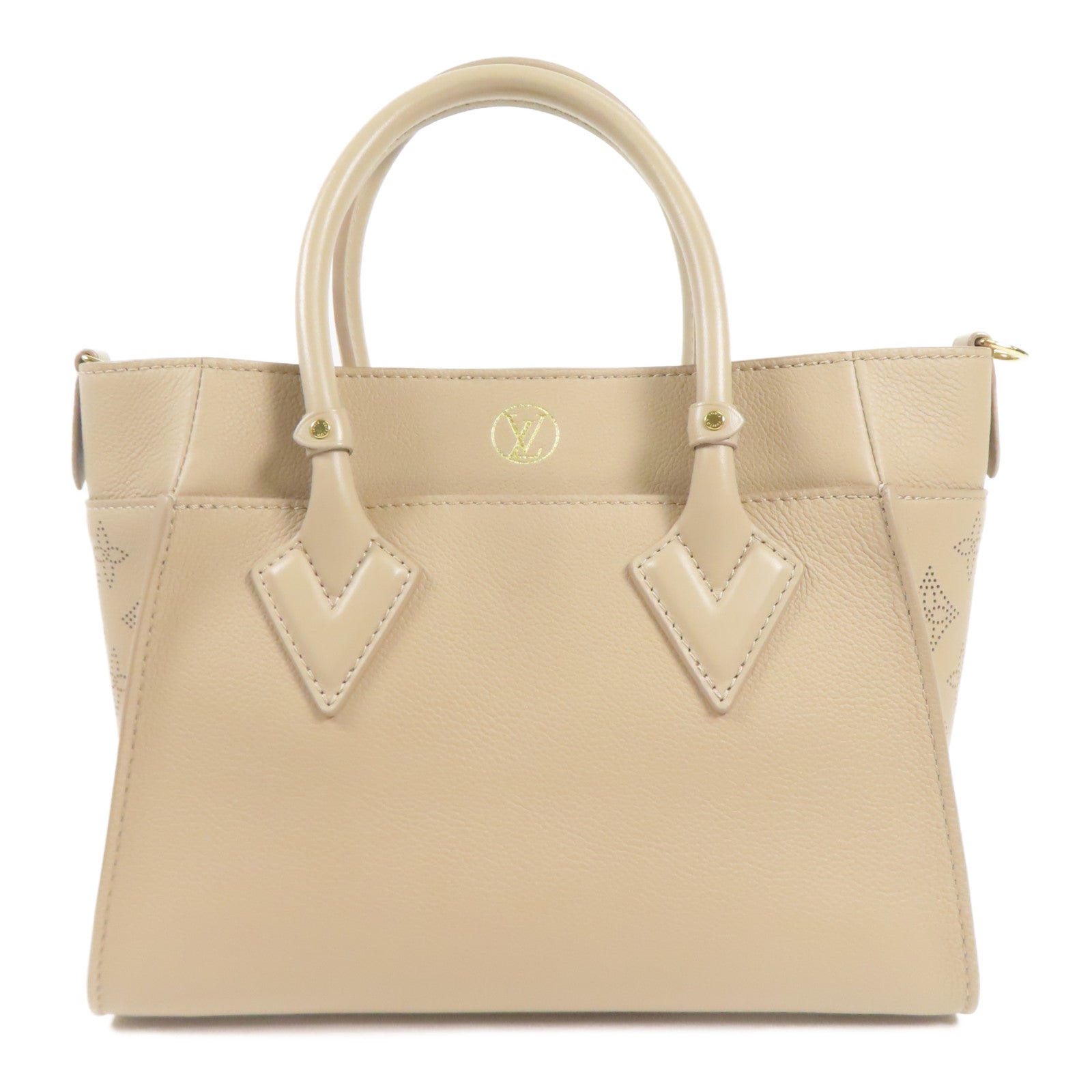 LOUIS VUITTON LV GHW On My Side PM 2way Shoulder Bag M20600 Monogram Mahina