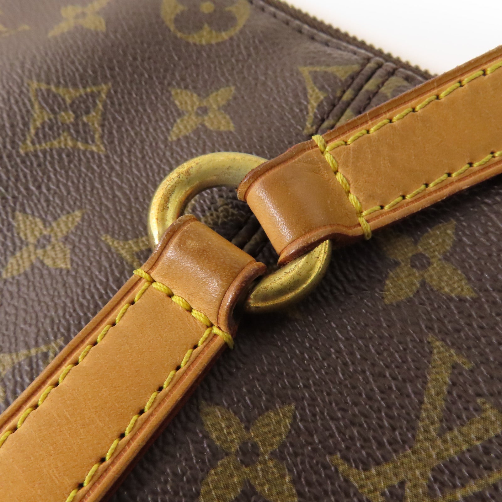 LOUIS VUITTON LV GHW Totally MM Shoulder Tote Bag M56689 Monogram Brown