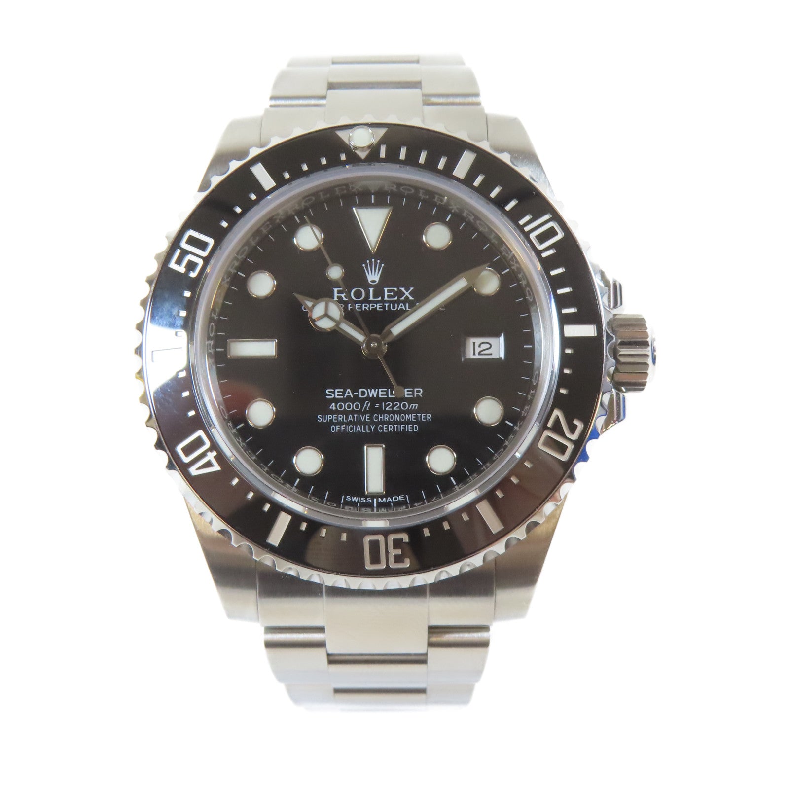 ROLEX Sea Dweller不鏽鋼手錶自動機芯黑色