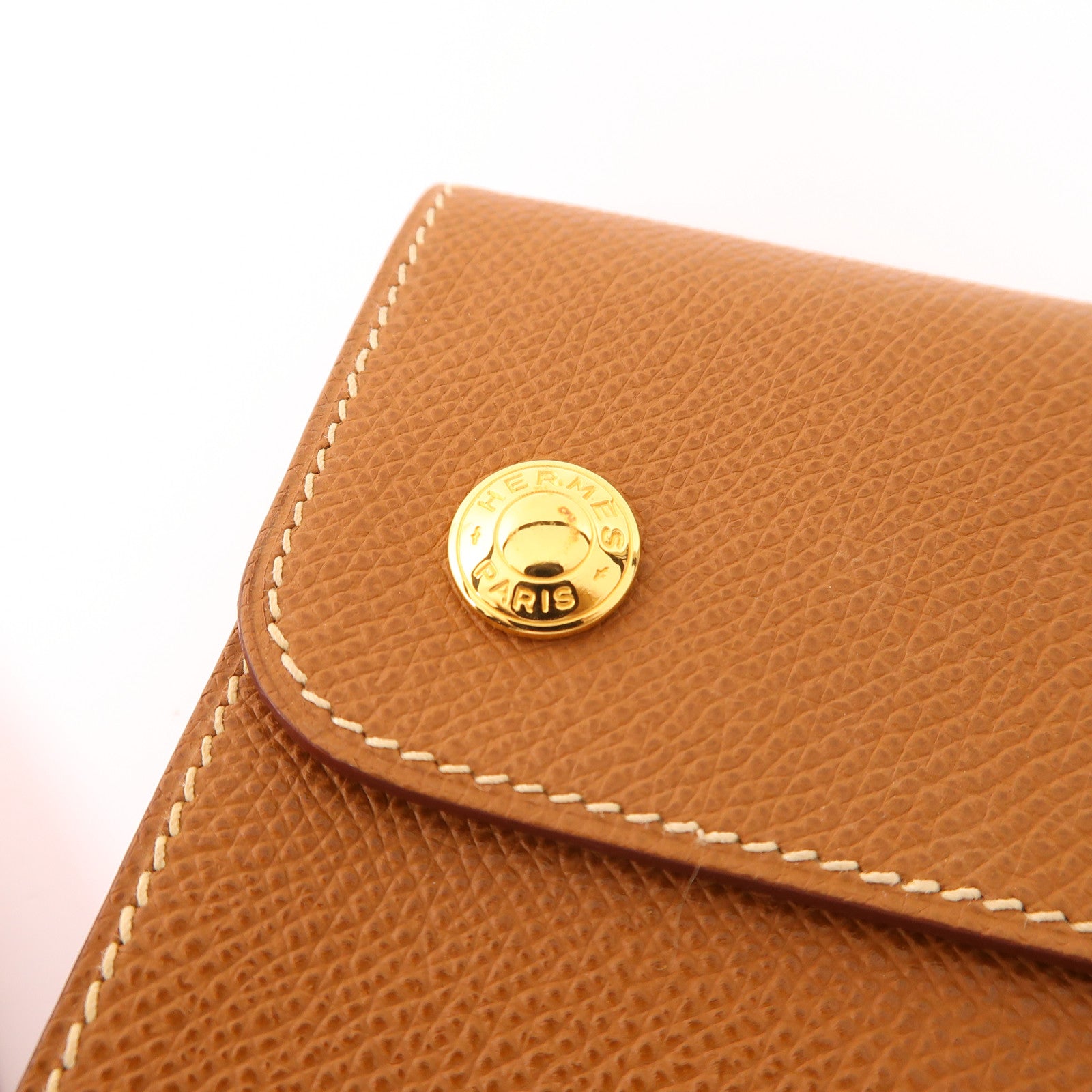 HERMES 【激減優惠】Epsom皮革Belt/Waist/Body Bag金扣腰包Gold