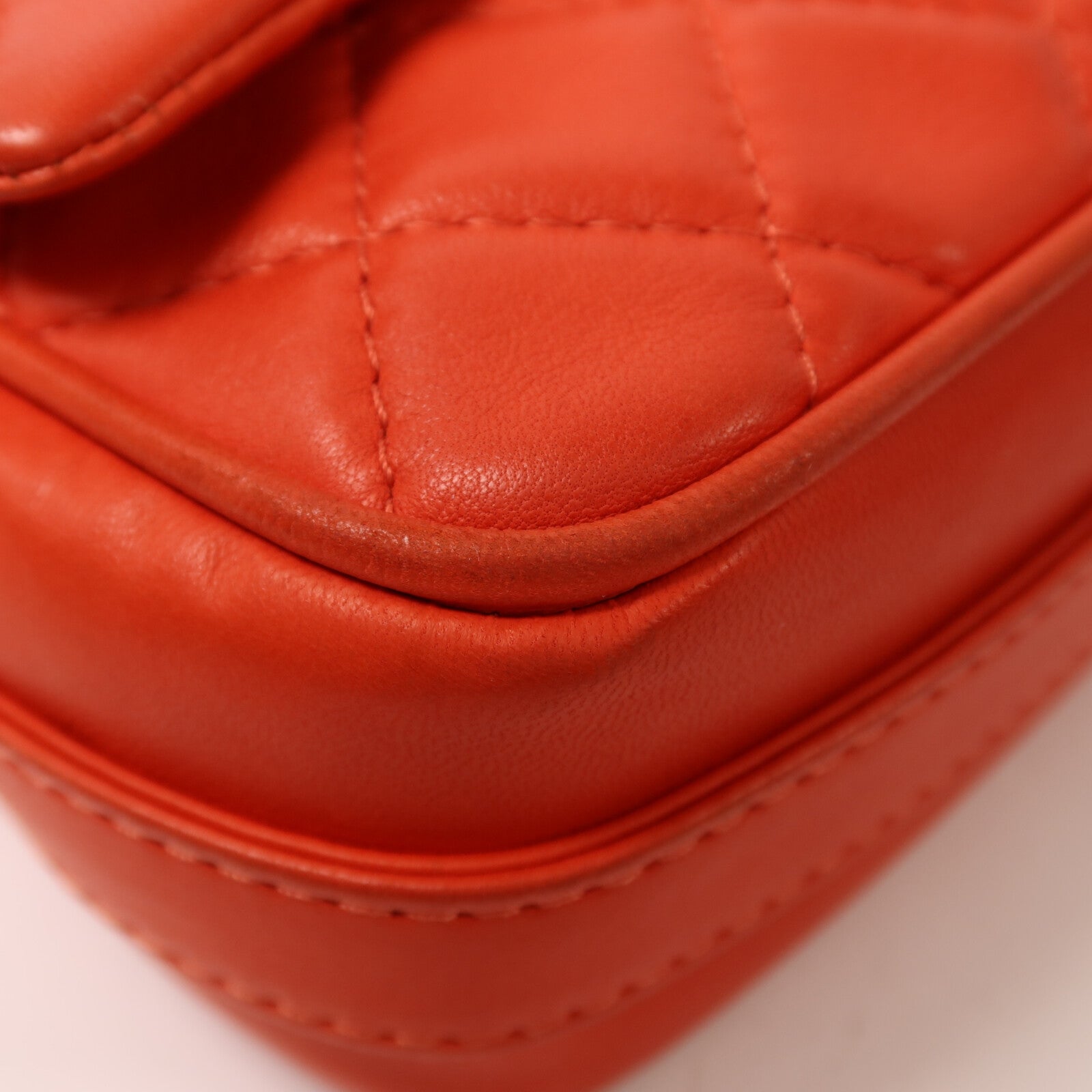 CHANEL 羊皮皮革Shoulder Bag銀扣鏈帶肩背袋