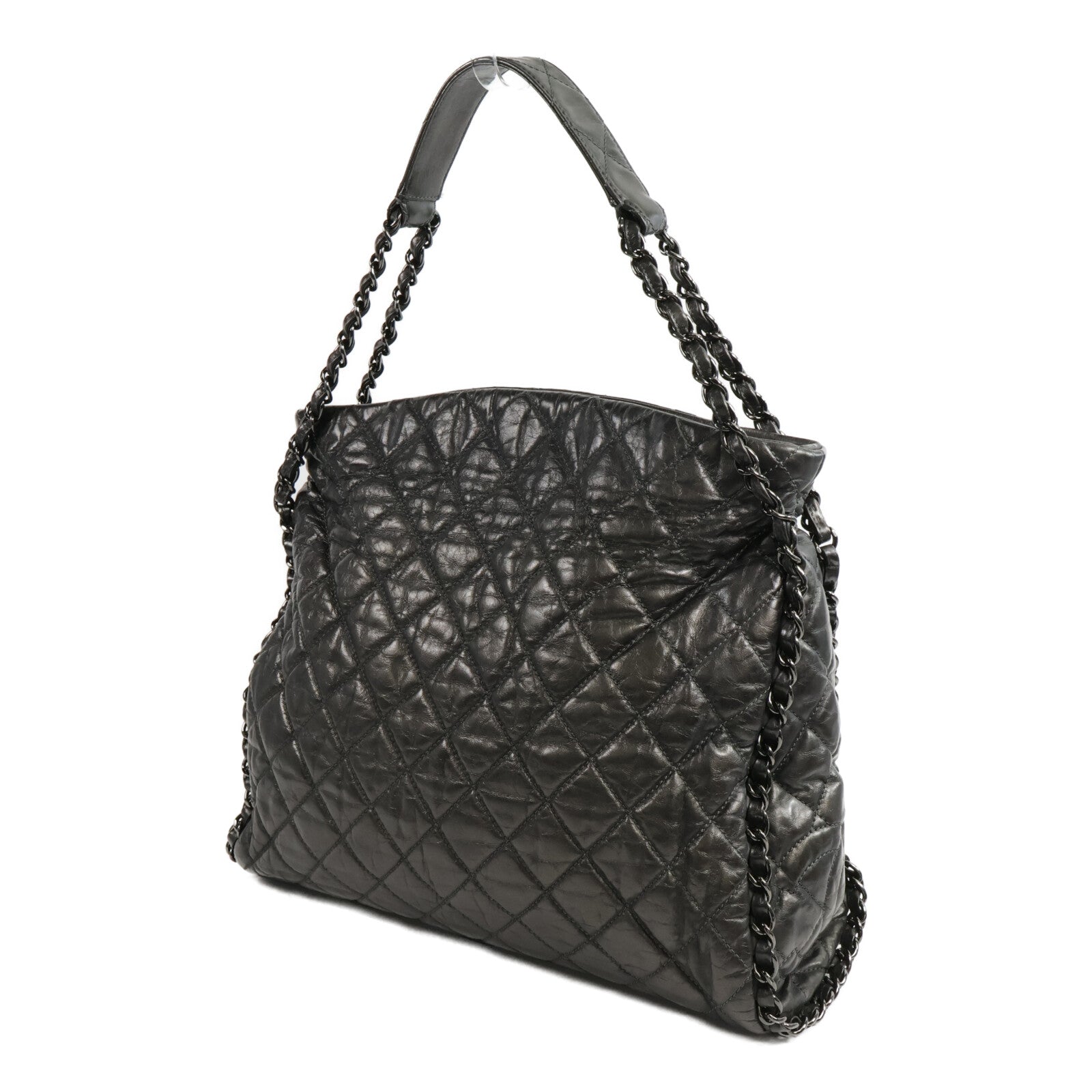 CHANEL 牛皮皮革Shoulder Bag鏈帶肩背袋