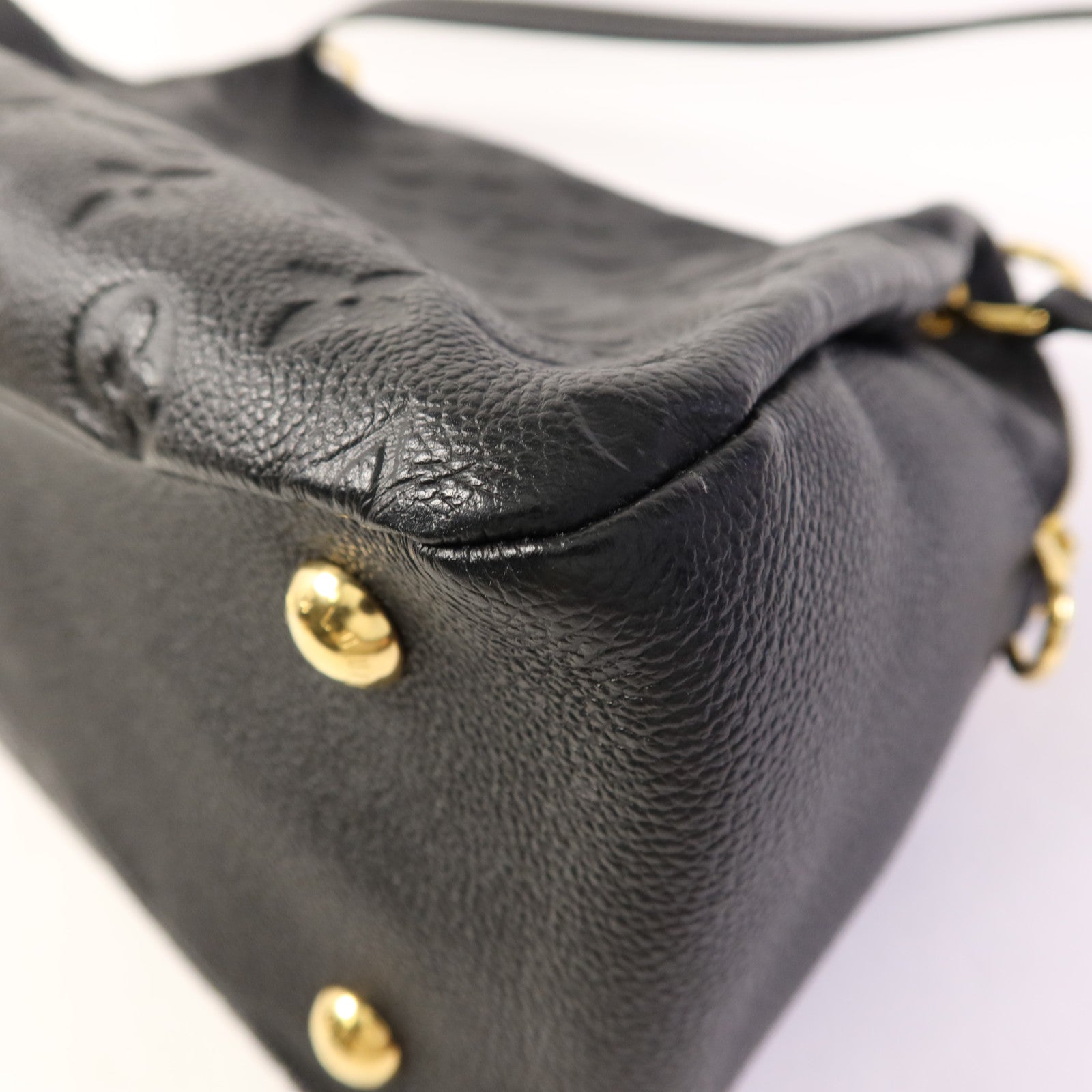 LOUIS VUITTON Monogram Empreinte Ponthieu PM金扣手挽肩背兩用袋