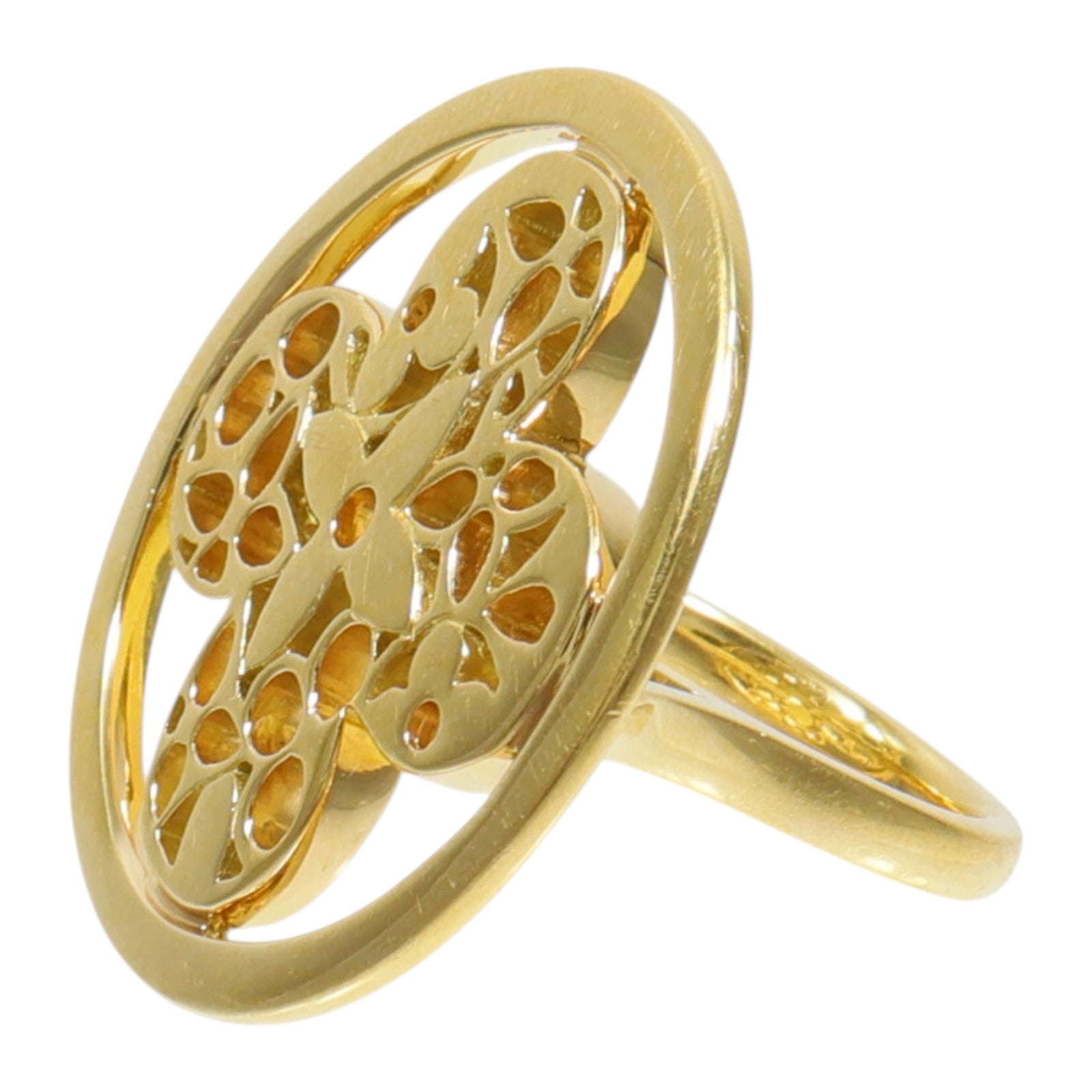LOUIS VUITTON 18K黃金Resille Ring戒指