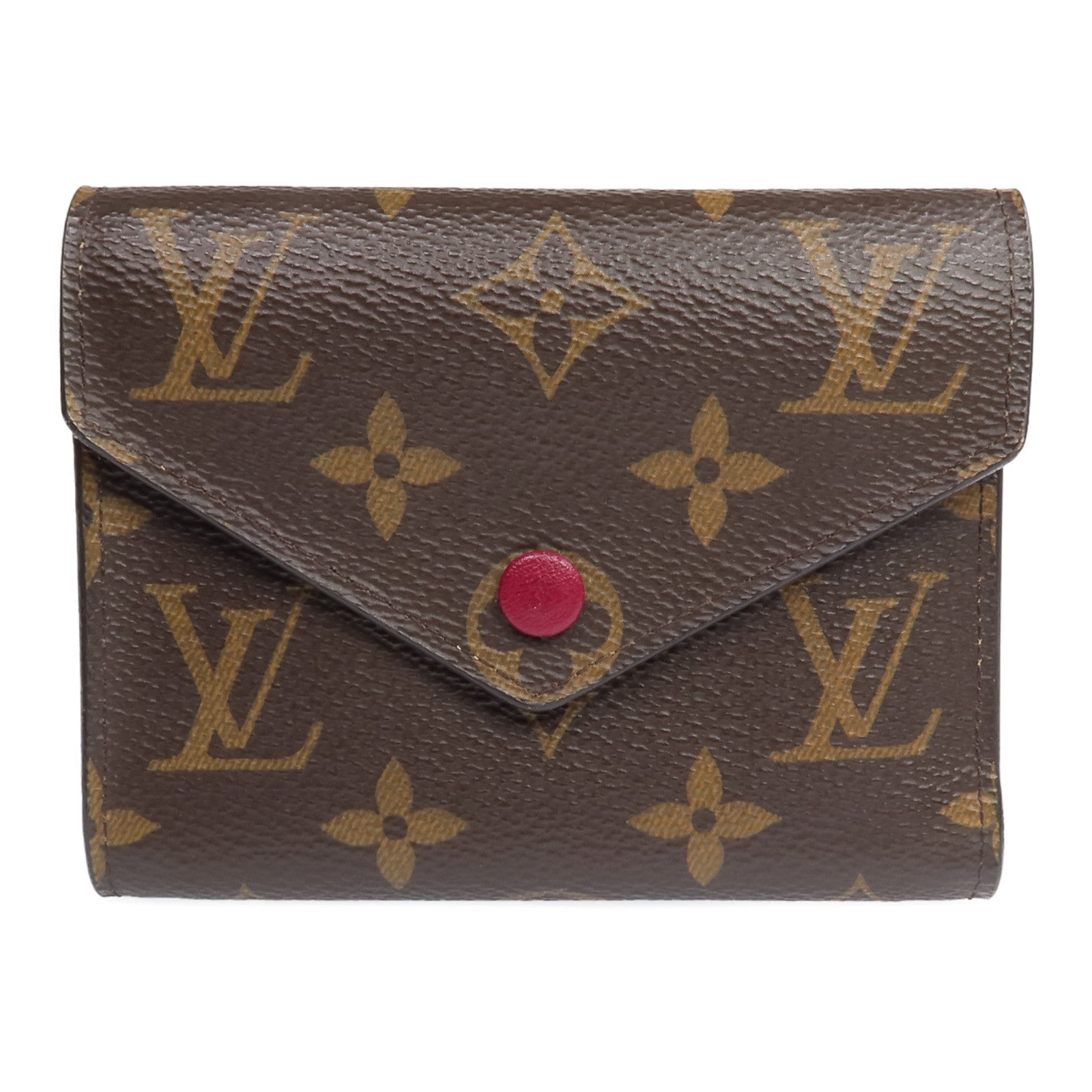 LOUIS VUITTON Monogram Portefeuille Victorine金扣錢包
