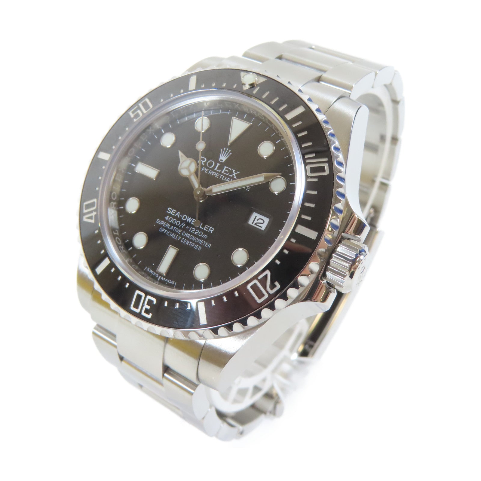 ROLEX Sea Dweller不鏽鋼手錶自動機芯黑色