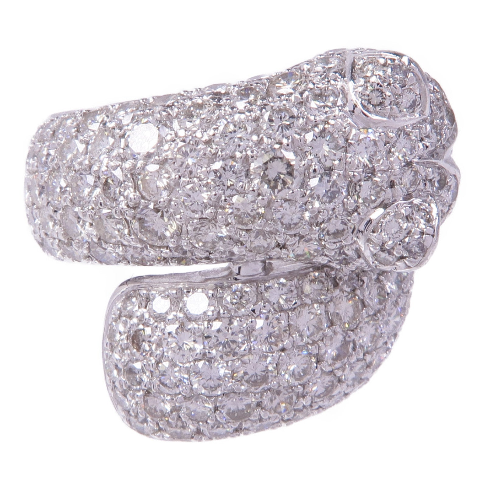 JEWELRY PT900鉑金Emerald Diamond Ring綠寶石/鑽石戒指US#5.5