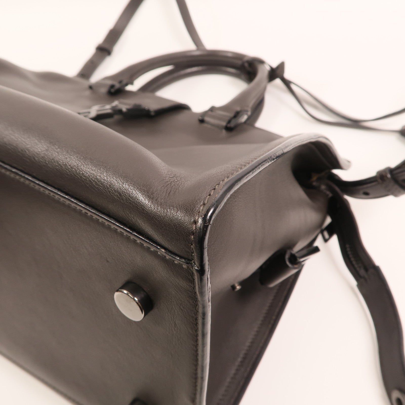SAINT LAURENT 牛皮皮革Cabas Bag手挽肩背兩用袋