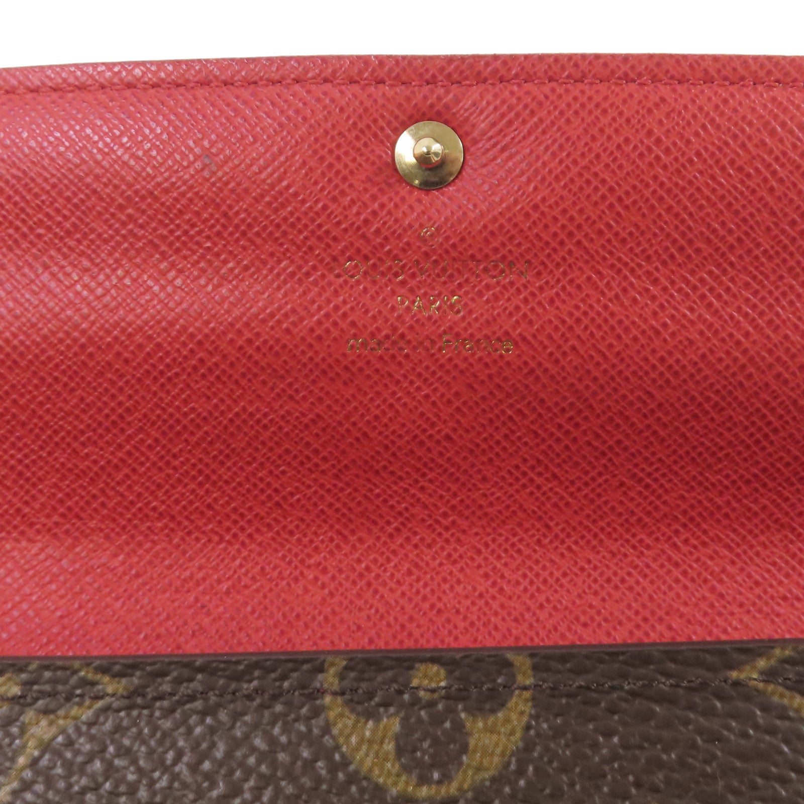 LOUIS VUITTON Monogram Portefeuille Sarah Long wallet金扣長錢包啡色