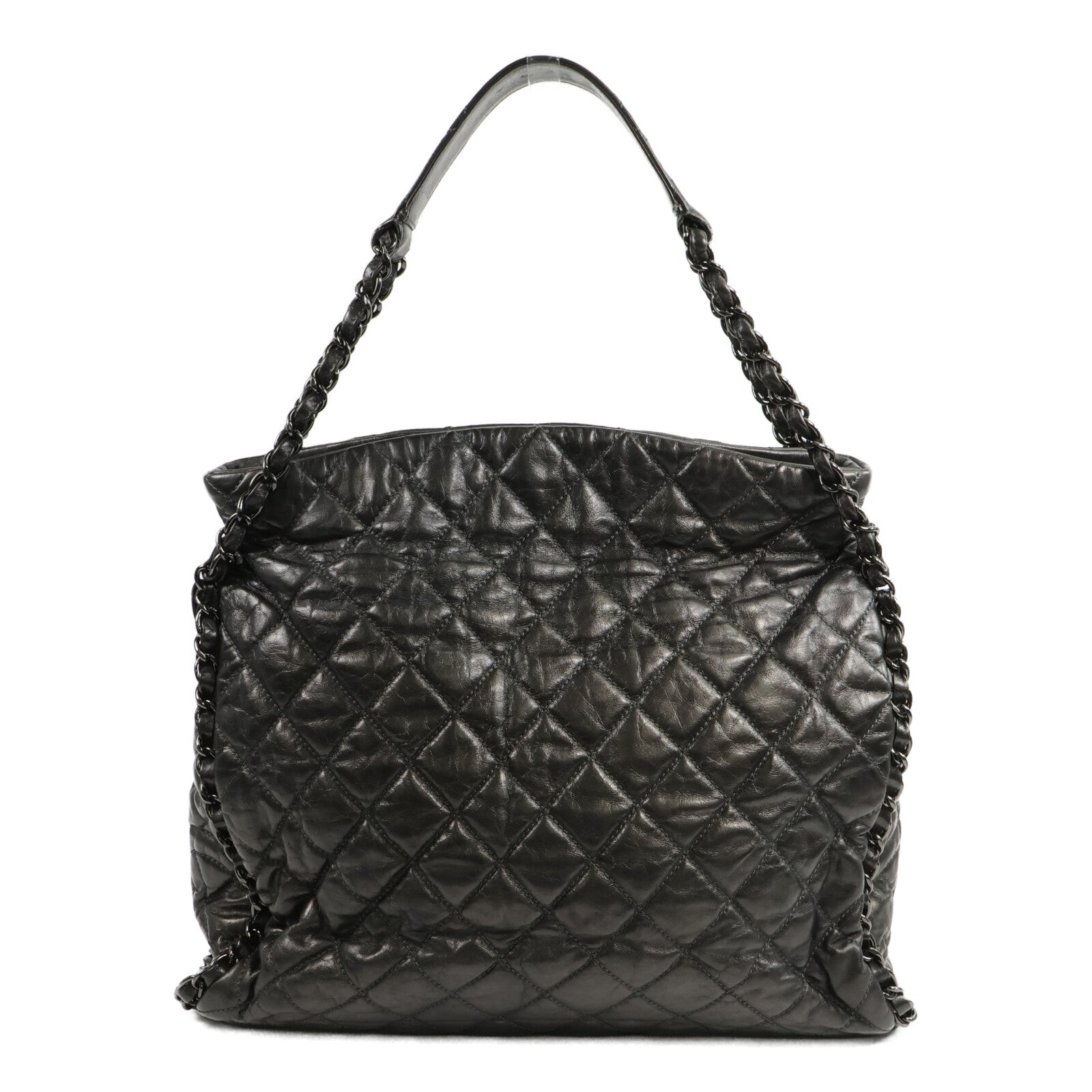 CHANEL 牛皮皮革Shoulder Bag鏈帶肩背袋