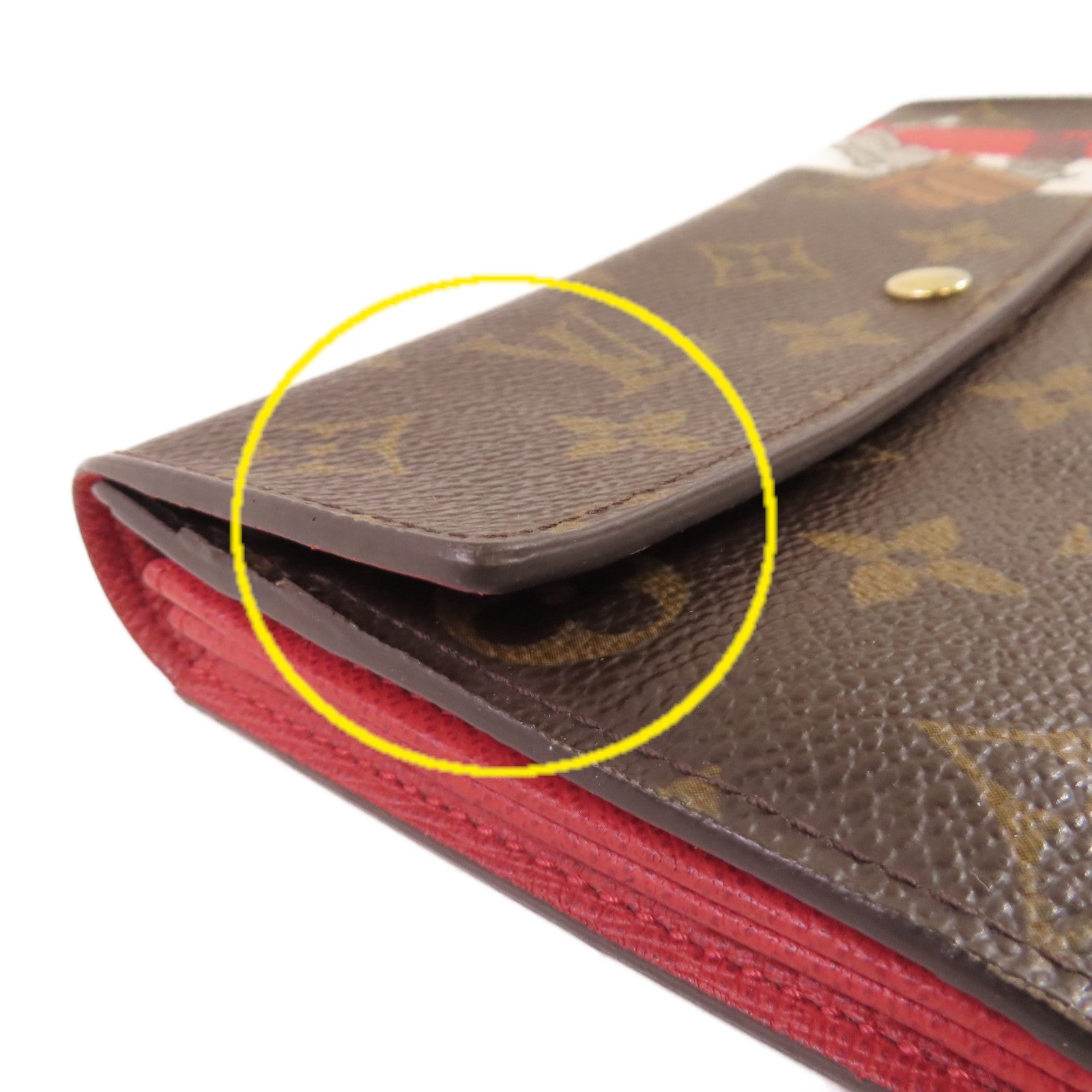 LOUIS VUITTON Monogram Portefeuille Sarah Long wallet金扣長錢包啡色
