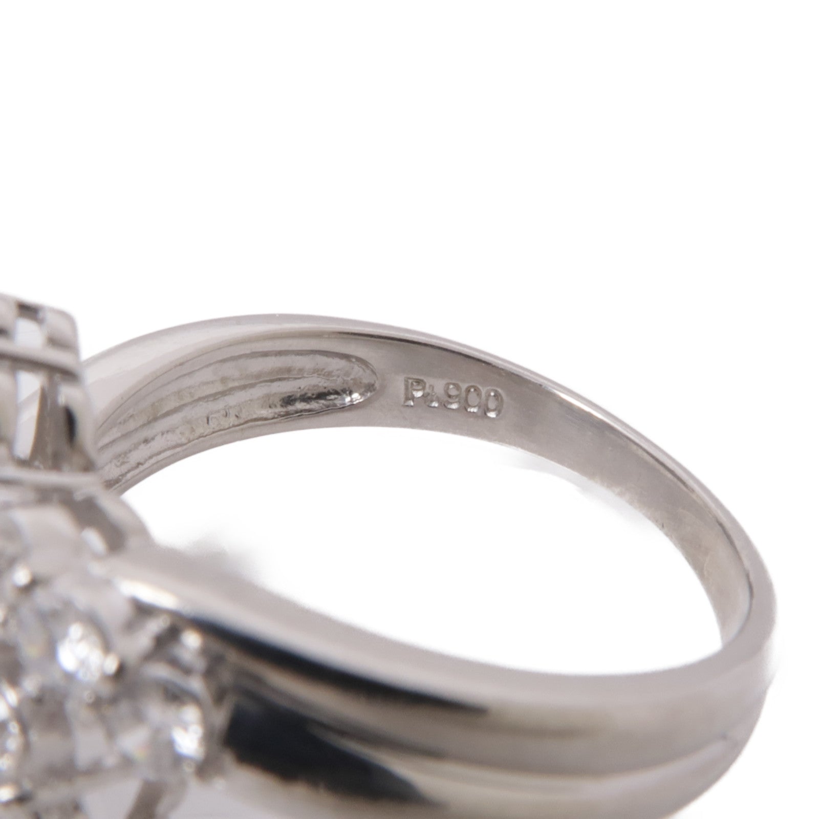 JEWELRY 【激減優惠】JEWELRY PT900鉑金/鑽石Diamond Ring戒指US#5.75