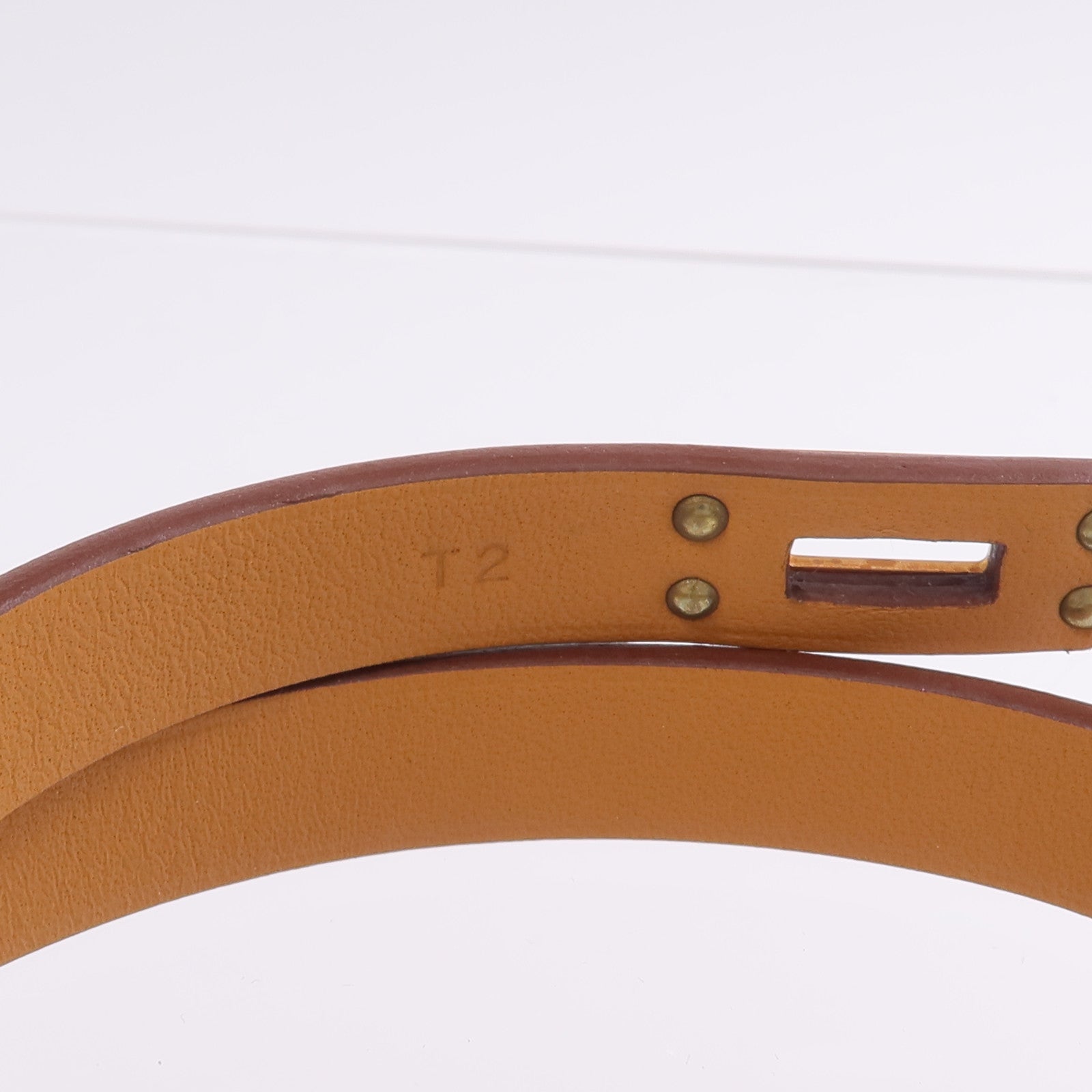 HERMES Swift皮革Mini Kelly Double Tour Bracelet手鏈