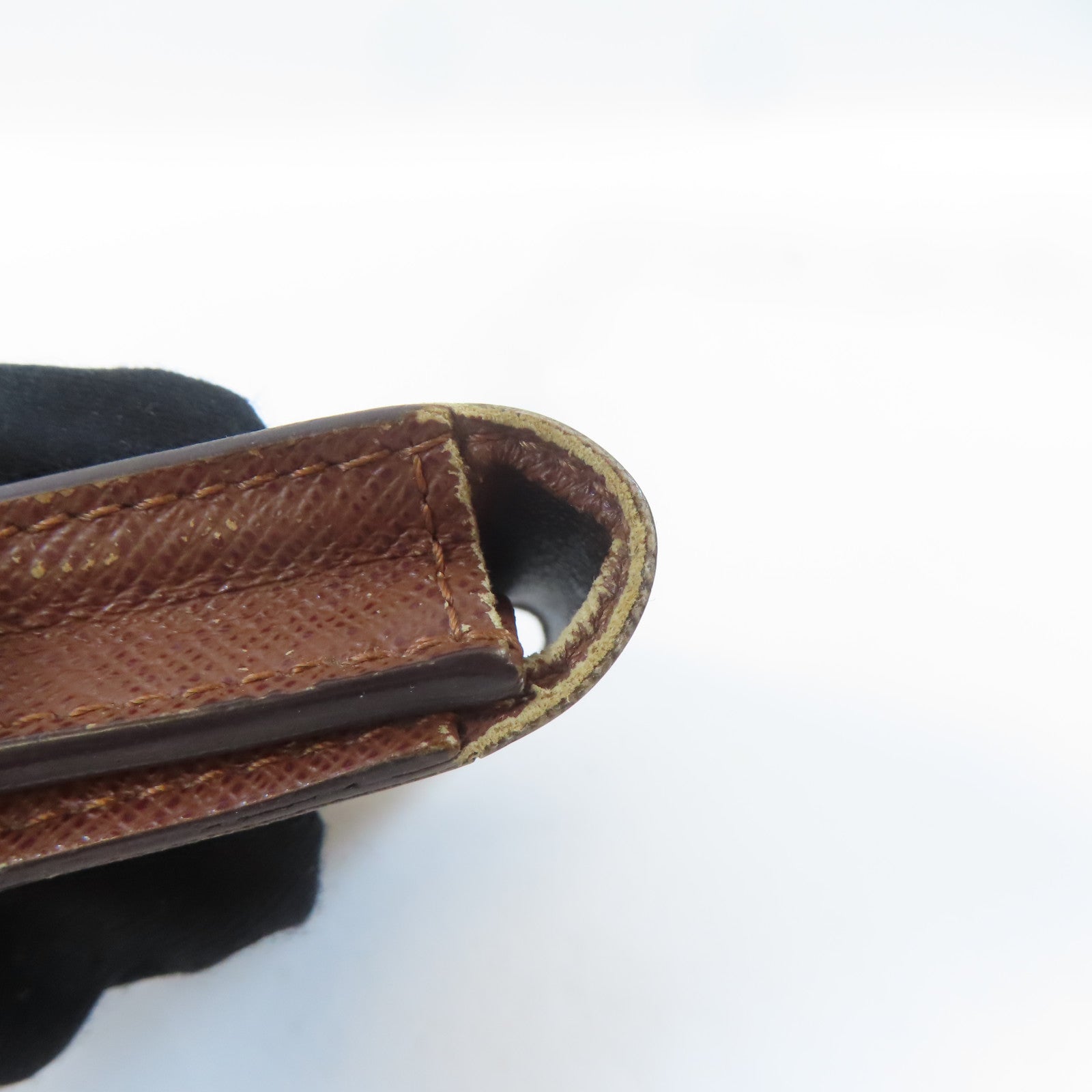 LOUIS VUITTON Monogram Amberop Cartes De Visit Card Case卡片套啡色