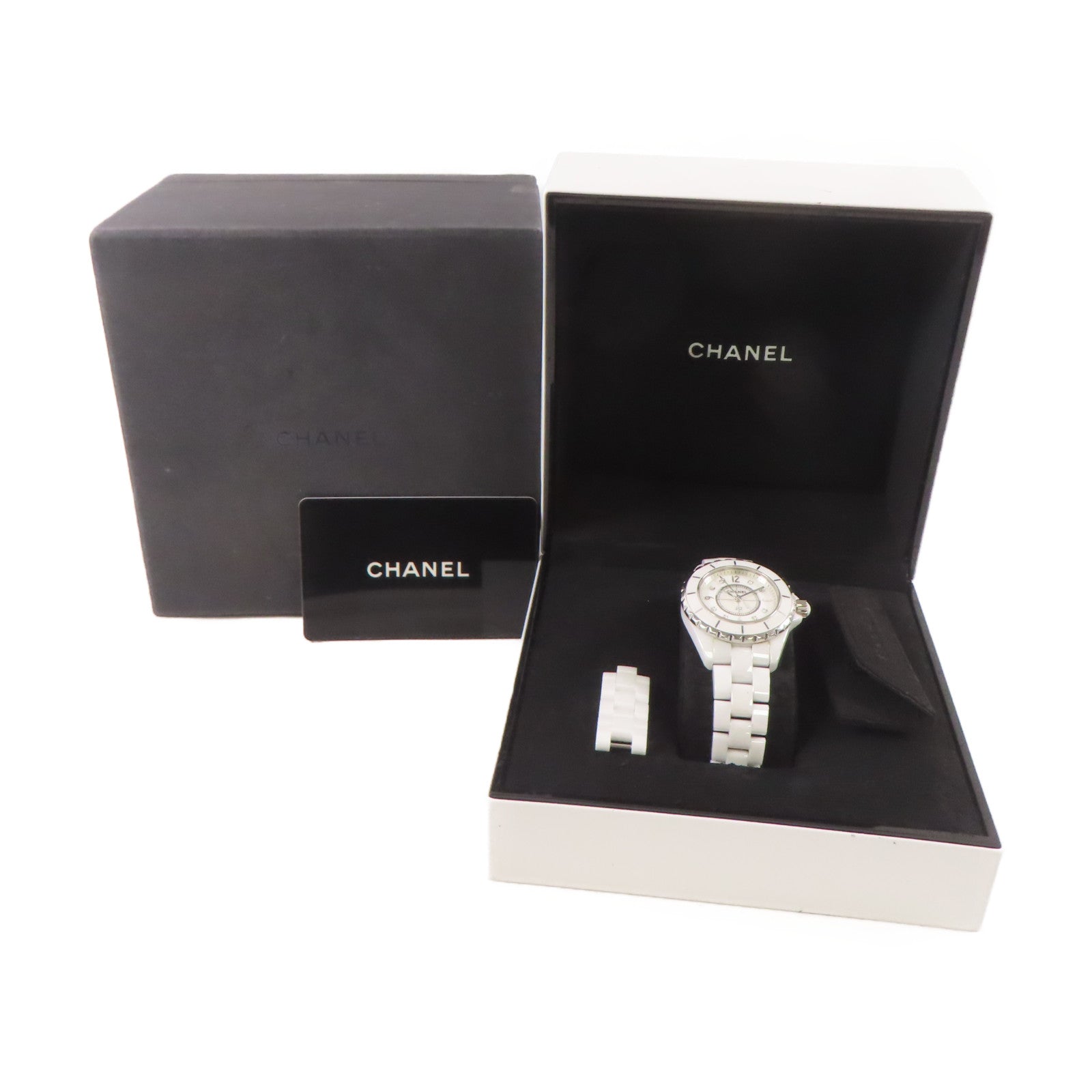 CHANEL J12 33mm陶瓷手錶石英機芯白色