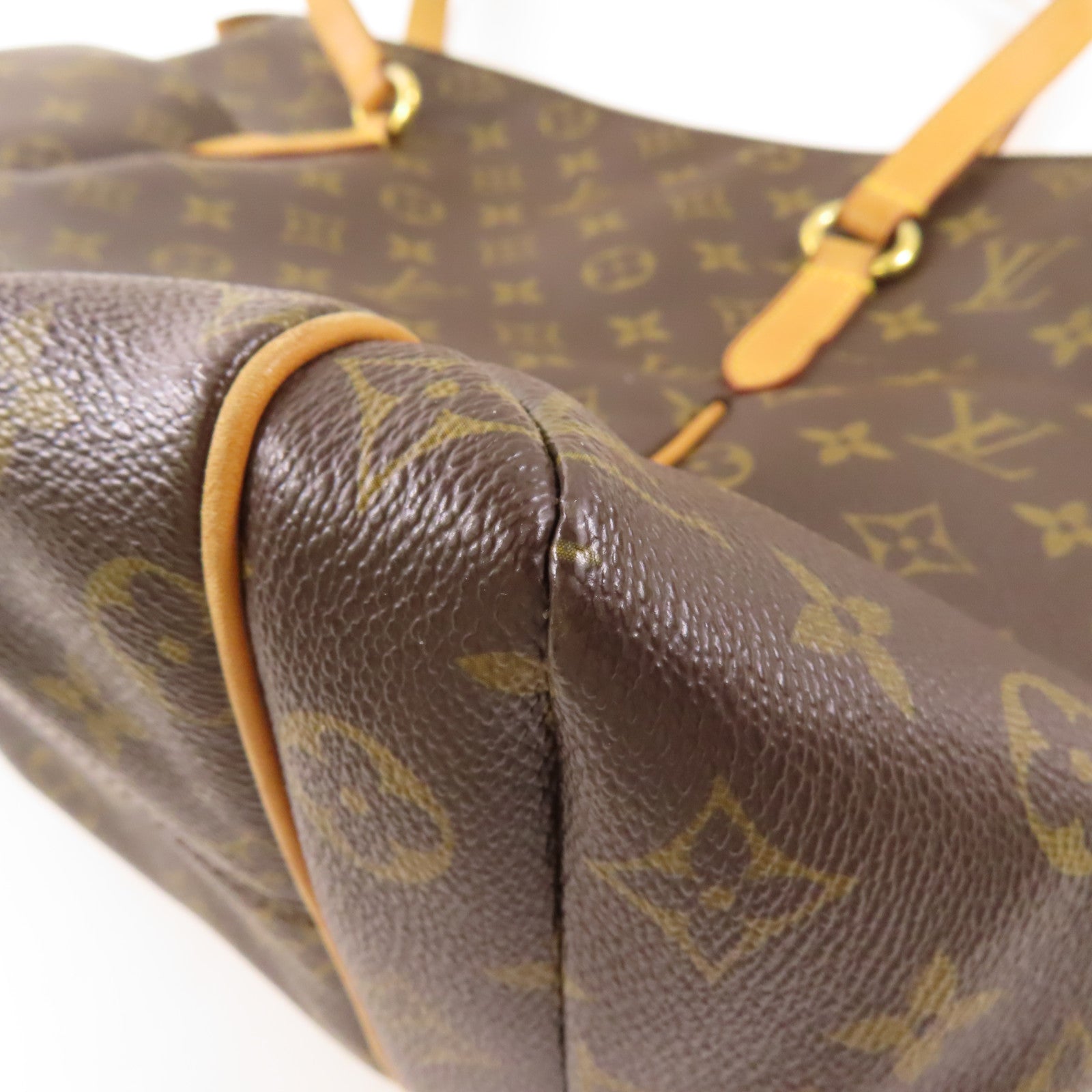 LOUIS VUITTON LV GHW Totally MM Shoulder Tote Bag M56689 Monogram Brown
