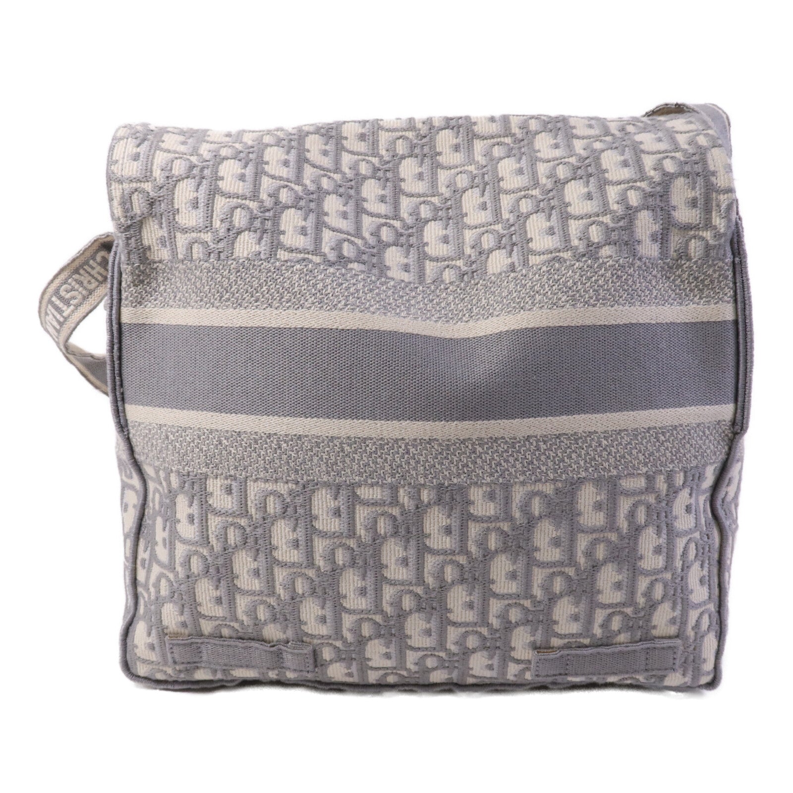 Dior 帆布Medium Diorcamp Bag銀扣肩背袋