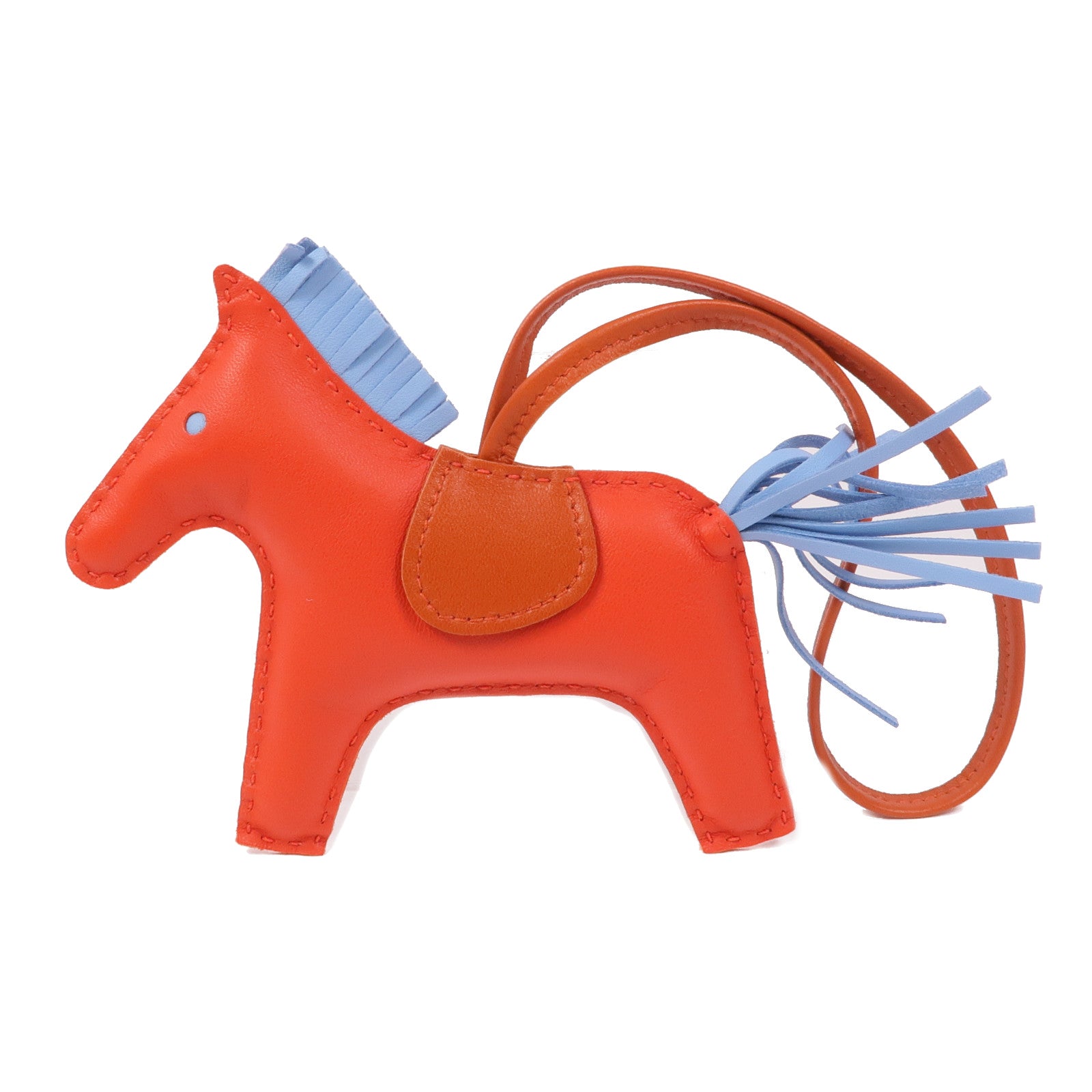 HERMES Milo皮革Rodeo GM掛飾