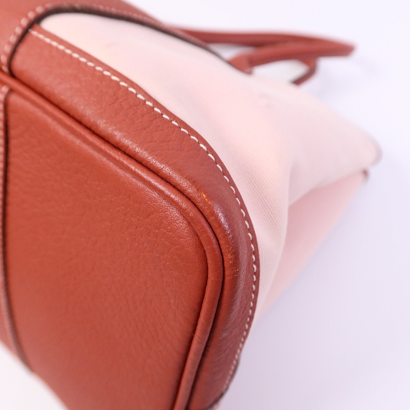 HERMES Canvas Garden Party PM手挽袋Rose Sakura/Rouge Du