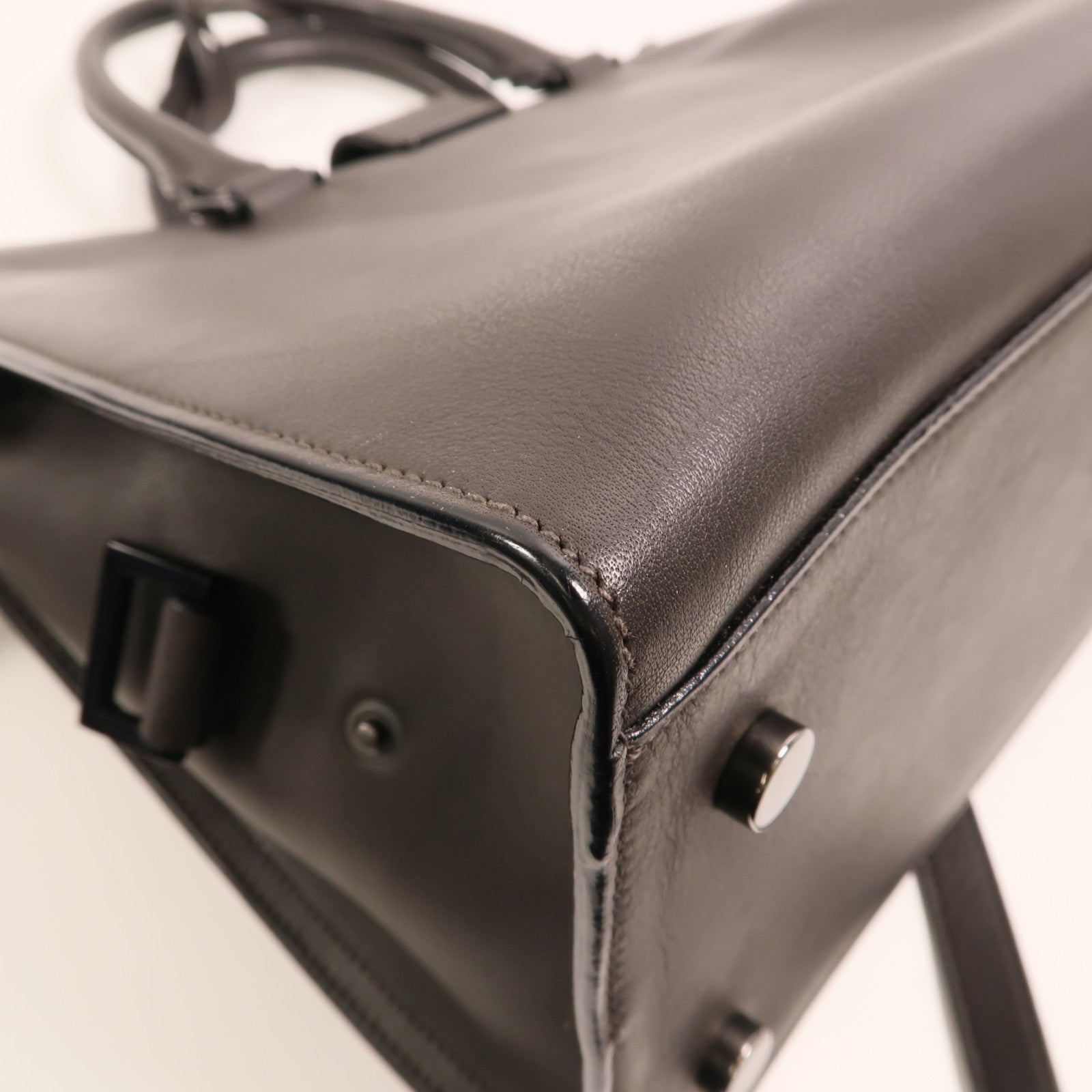 SAINT LAURENT 牛皮皮革Cabas Bag手挽肩背兩用袋