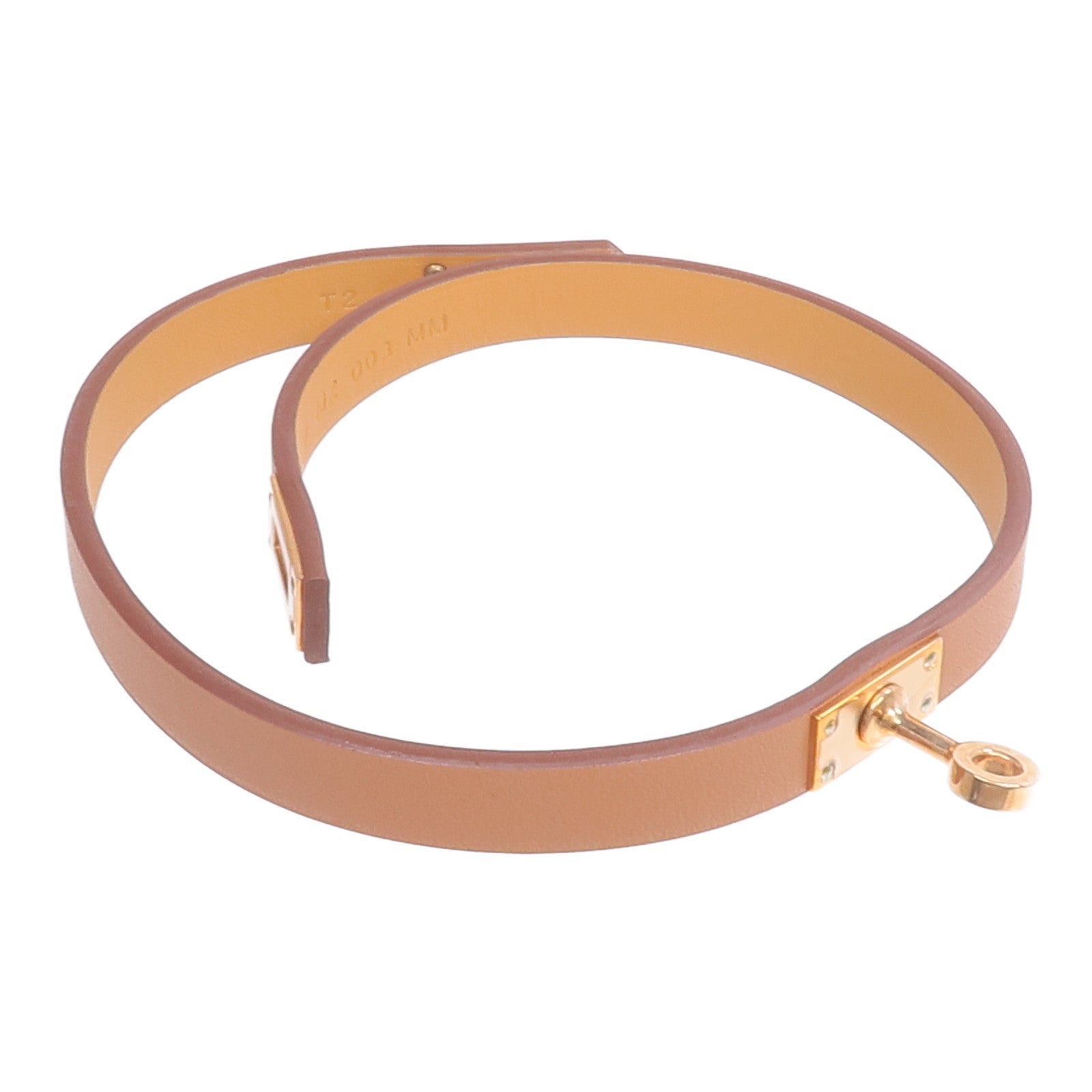 HERMES Swift皮革Mini Kelly Double Tour Bracelet手鏈