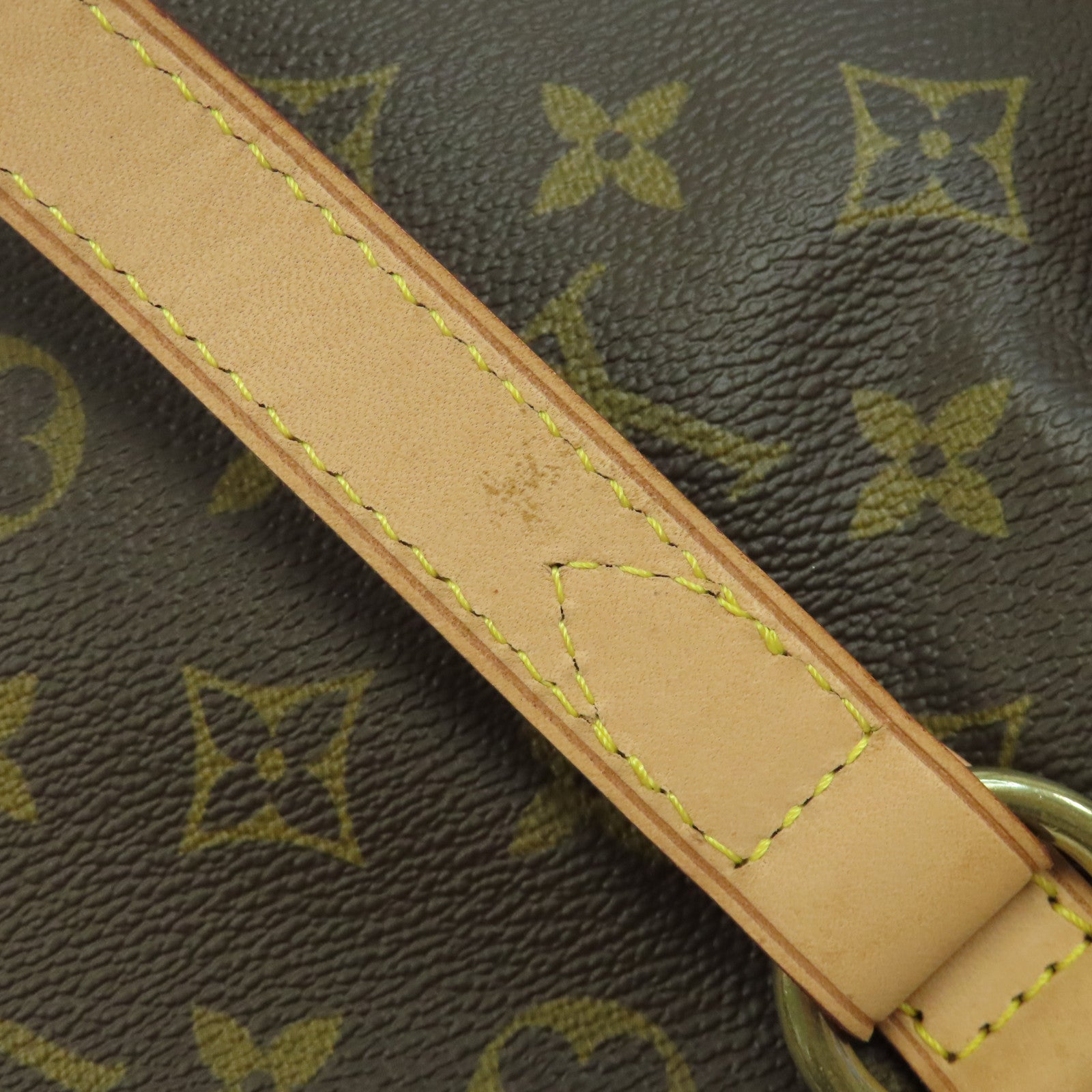 LOUIS VUITTON Monogram Batignolles Horizontal金扣肩背袋棕色