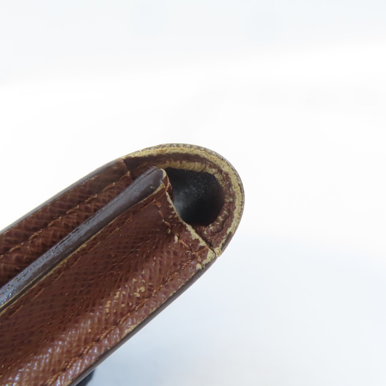 LOUIS VUITTON Monogram Amberop Cartes De Visit Card Case卡片套啡色