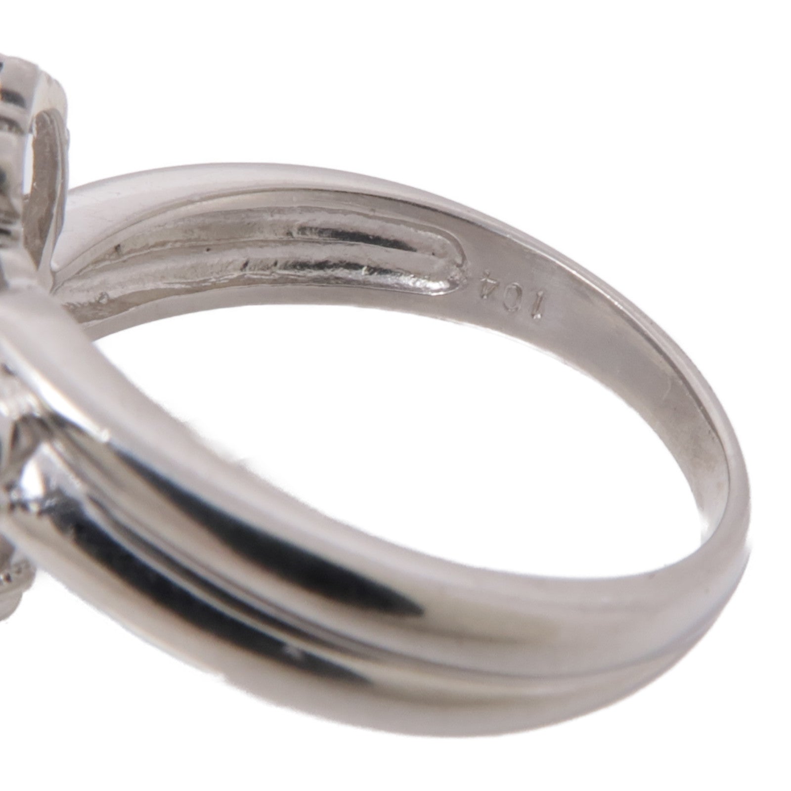 JEWELRY 【激減優惠】JEWELRY PT900鉑金/鑽石Diamond Ring戒指US#5.75