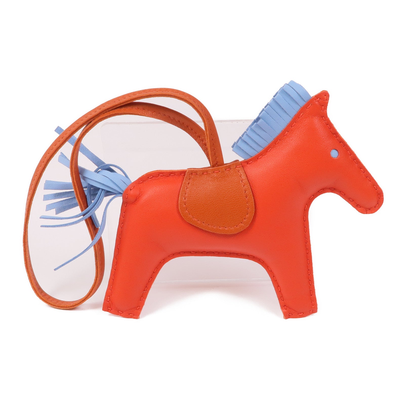 HERMES Milo皮革Rodeo GM掛飾