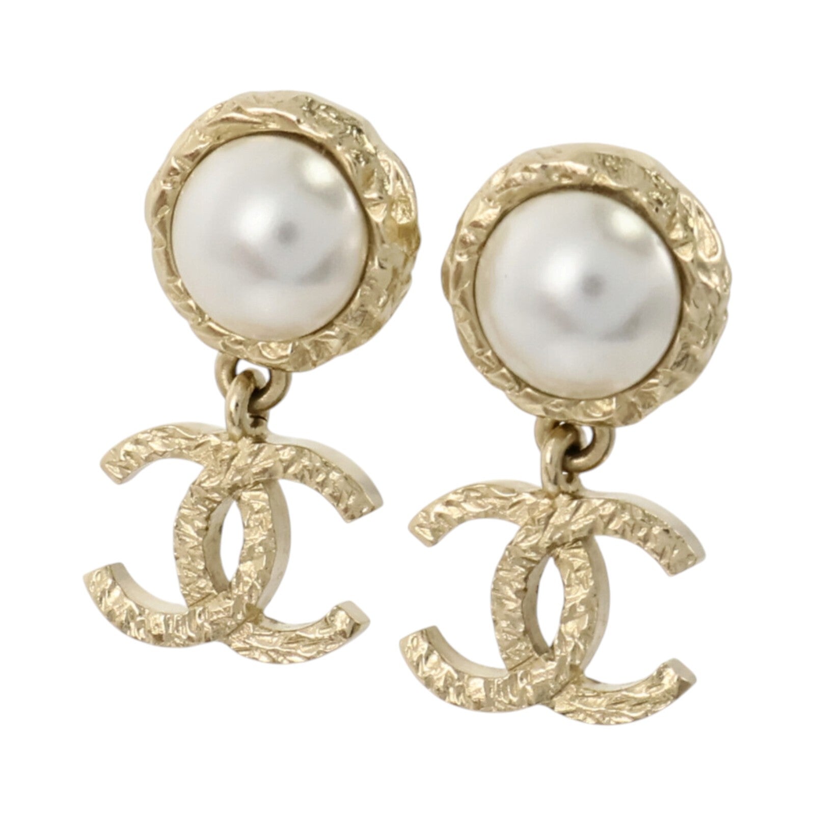 CHANEL 金屬/PVC Earrings耳環