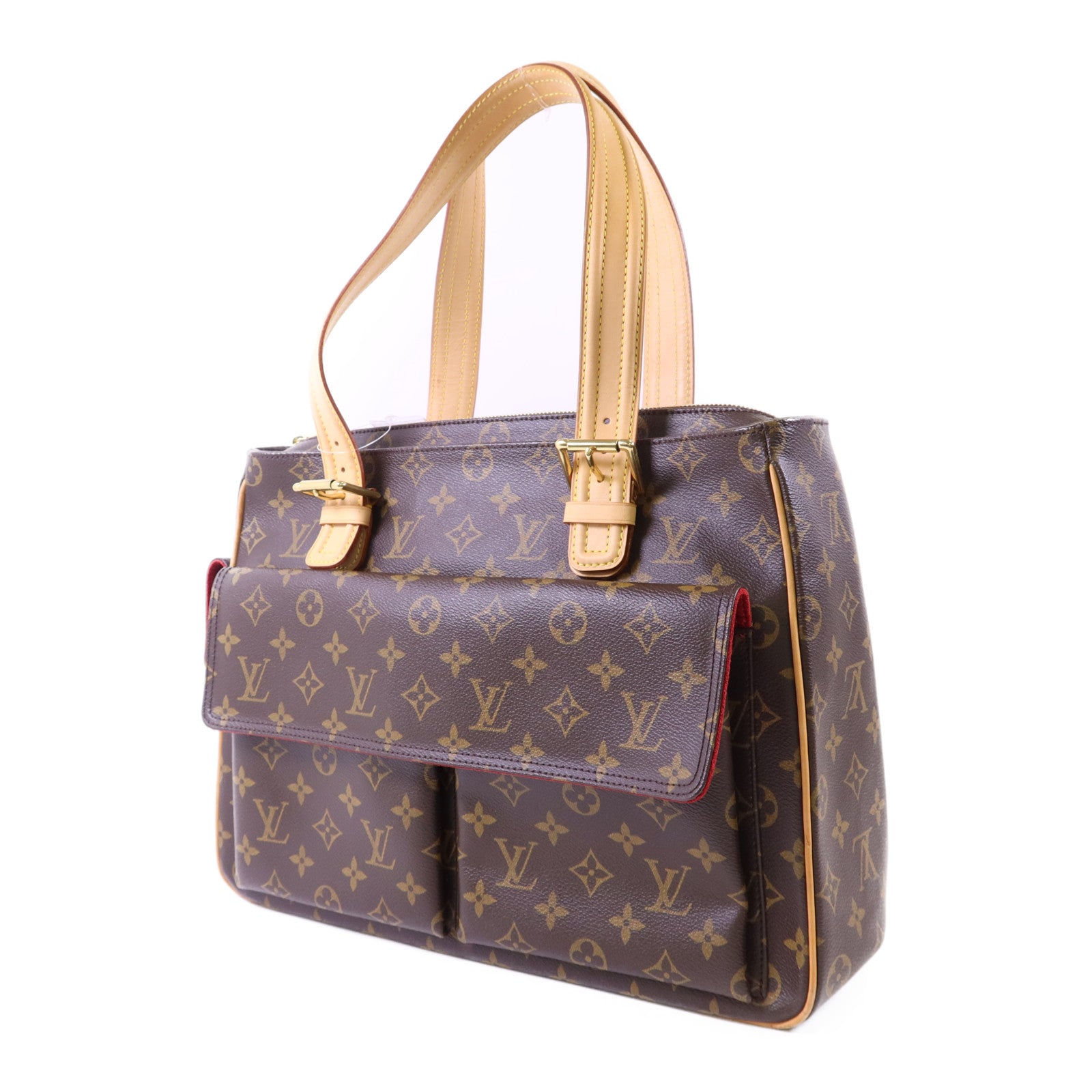 LOUIS VUITTON Monogram Multipli Cite金扣肩背袋