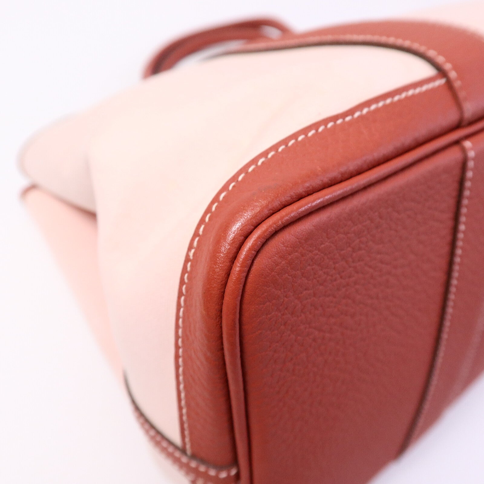 HERMES Canvas Garden Party PM手挽袋Rose Sakura/Rouge Du