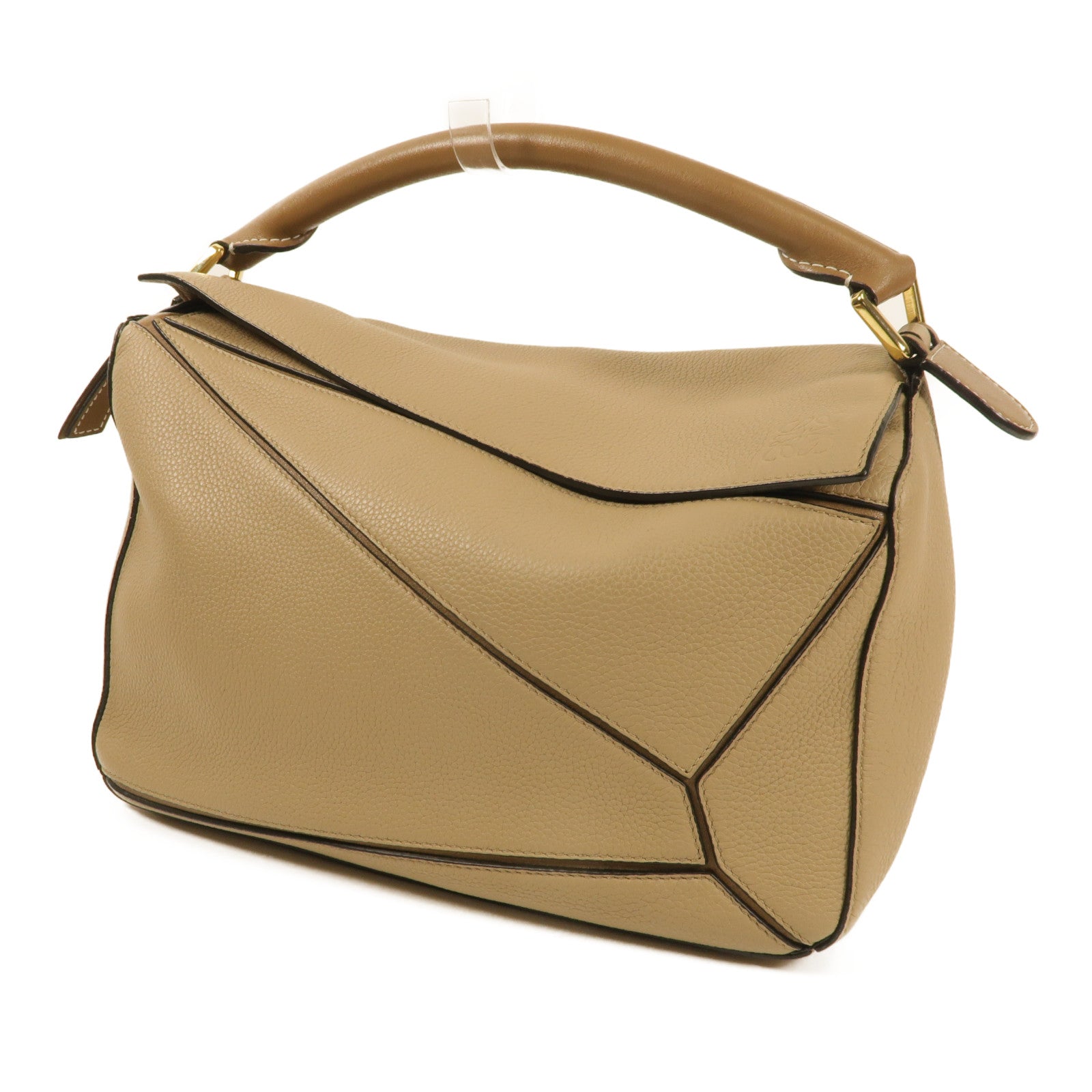 LOEWE 牛皮皮革Puzzle Large手挽肩背兩用袋